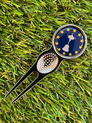 European Metal Golf Ball Marker & Pitch Repair Tool - Image 2