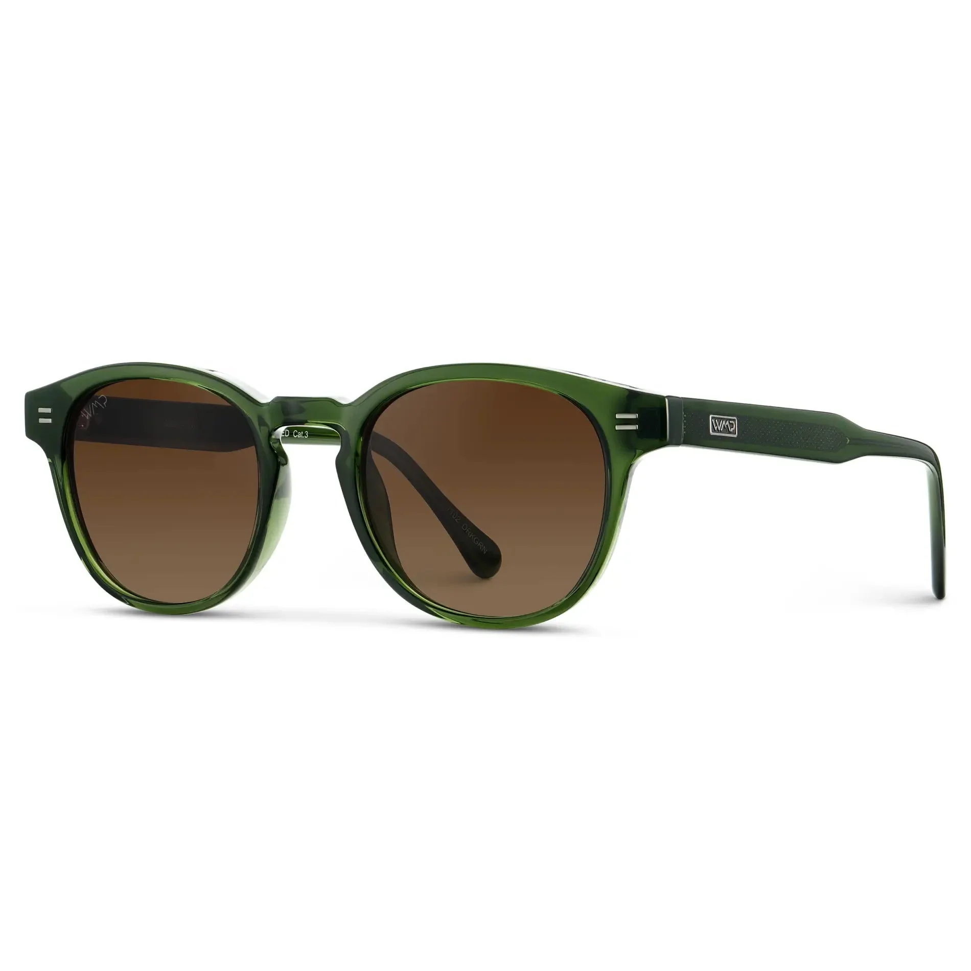 FELIX Mid-Century Polarised Unisex Sunglasses in Jade Green WMP Eyewear - Image 4