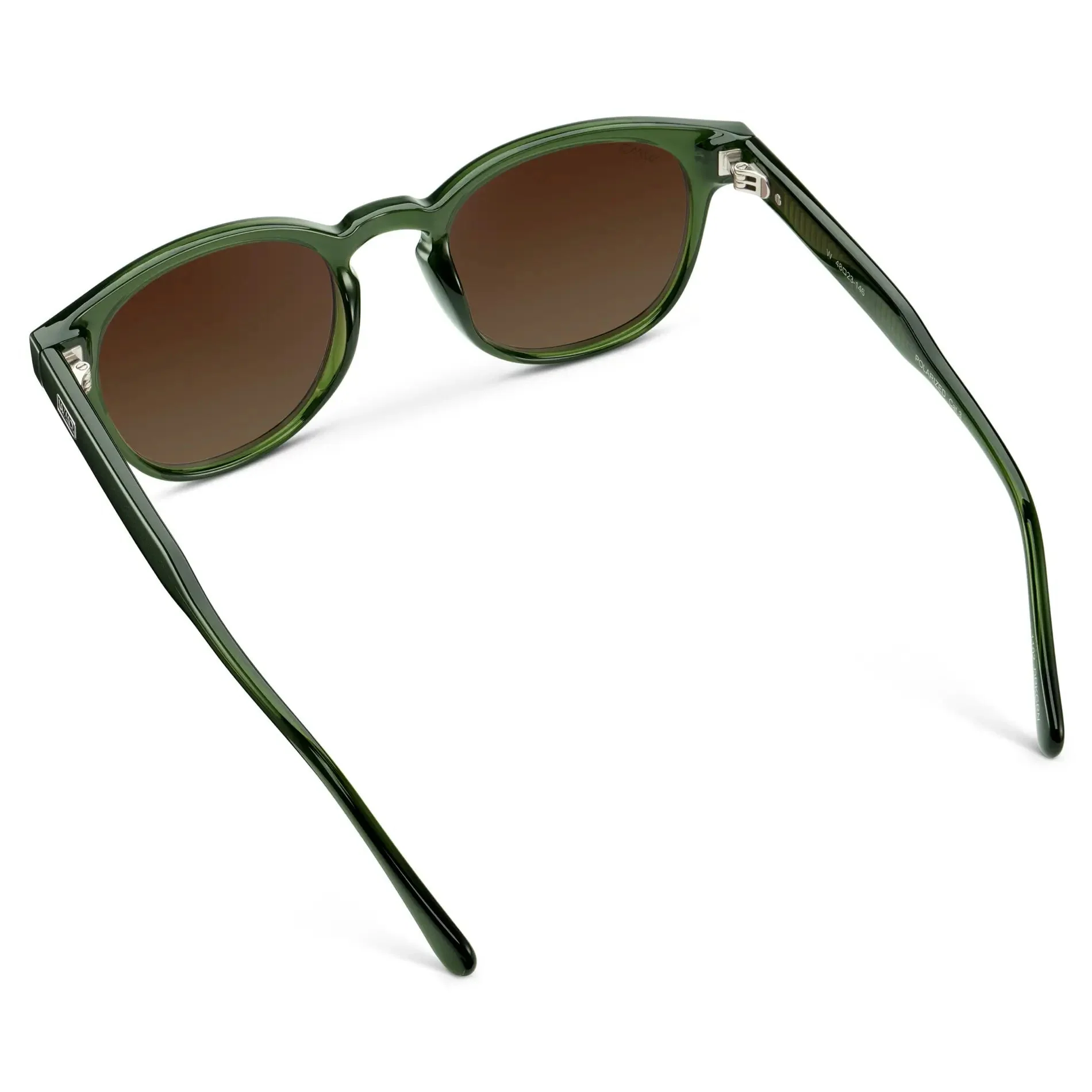 FELIX Mid-Century Polarised Unisex Sunglasses in Jade Green WMP Eyewear - Image 5