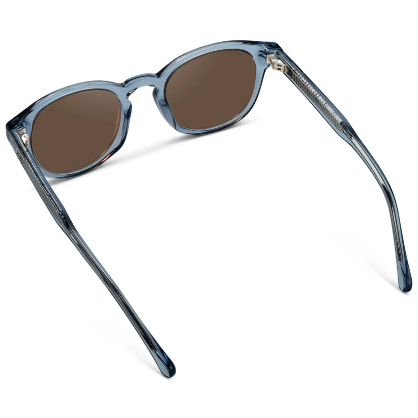 WMP FELIX Unisex Polarized Denim Blue Sunglasses 100% UV - Image 5