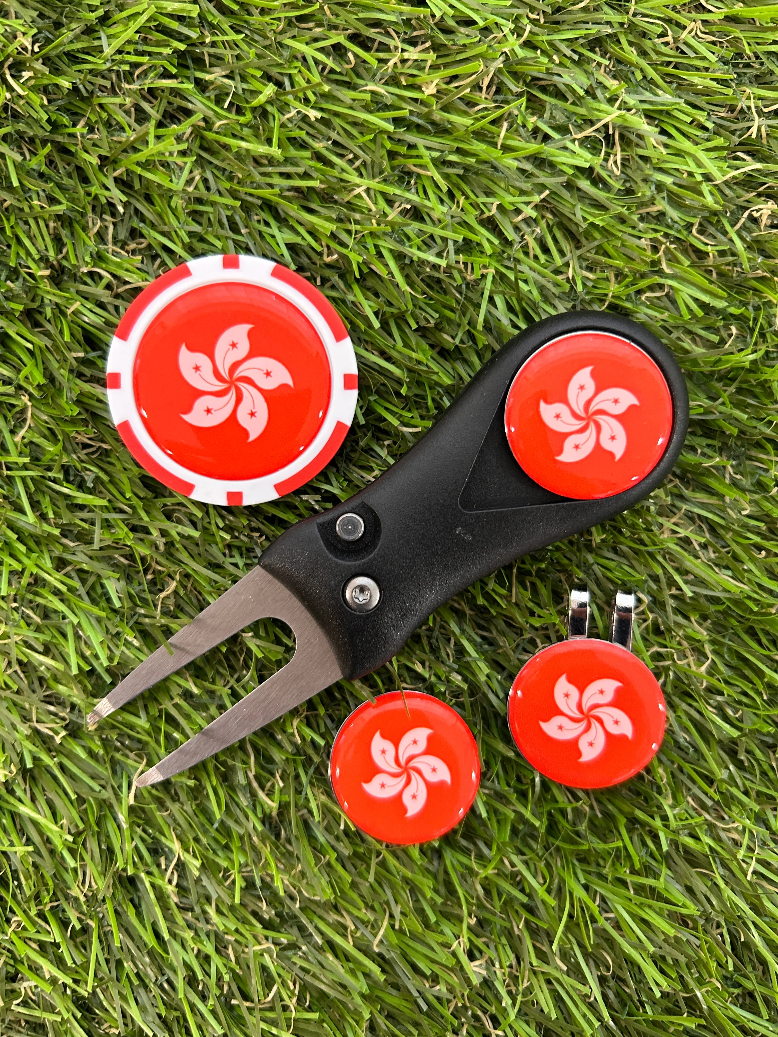 Flags of the World Traditional Pitchfork including 3 Flag markers and poker chip - Image 12