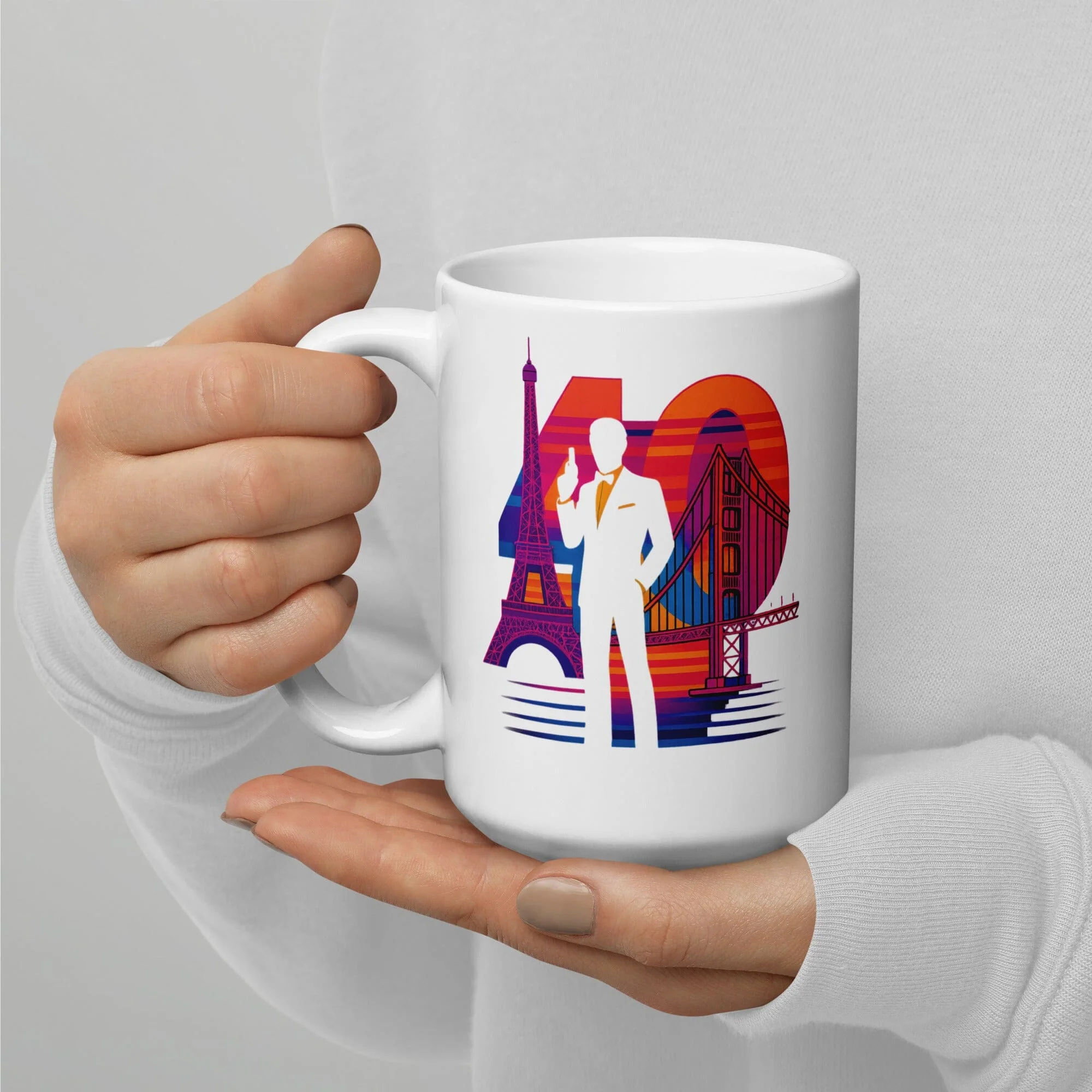 Forty Years. One View Mug - Image 3