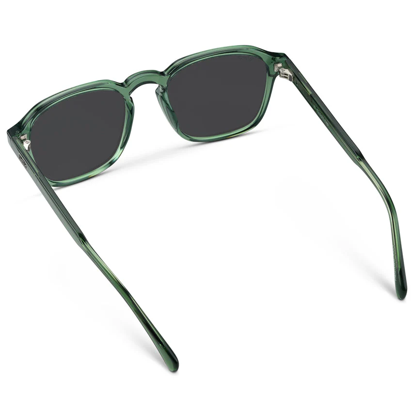 WMP Retro Emerald Green Polarized Square Sunglasses Acetate - Image 5