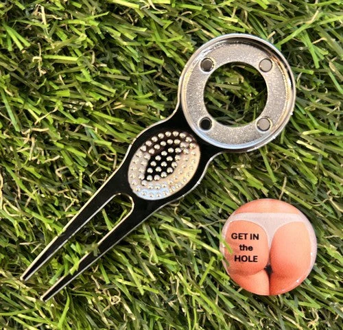Metal Golf Ball Marker & Pitch Repair Tool – Durable Gift - Image 2