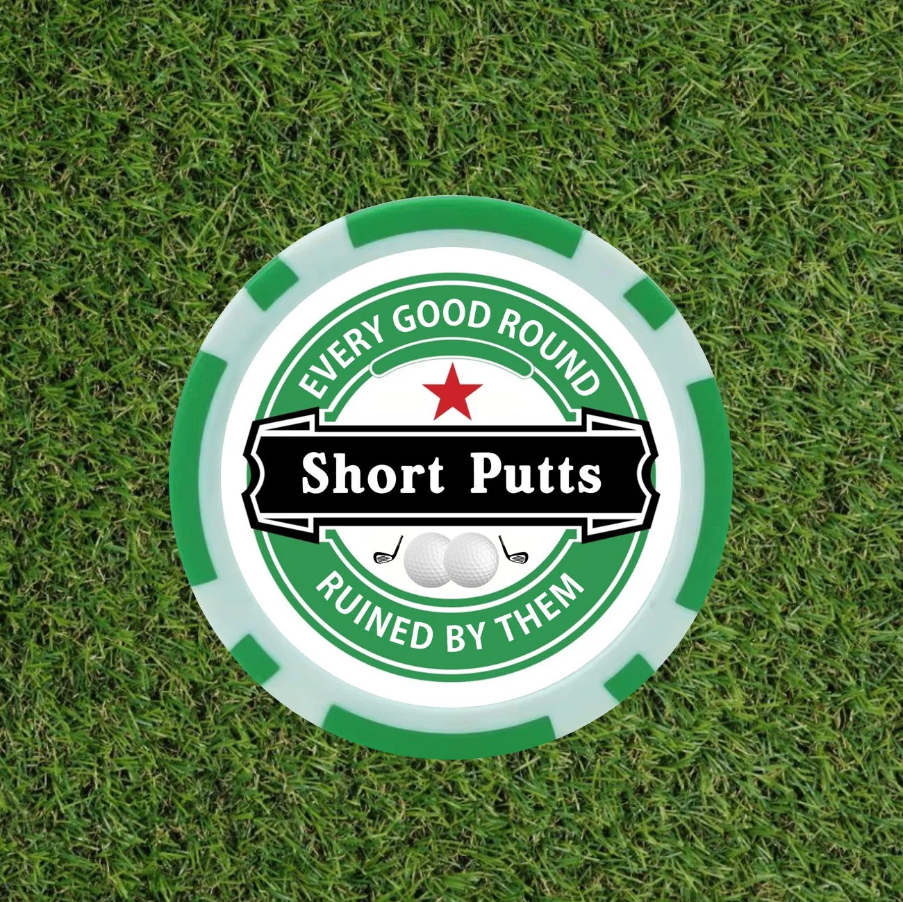 Heineken Themed Funny Golf Poker Chips - Image 7