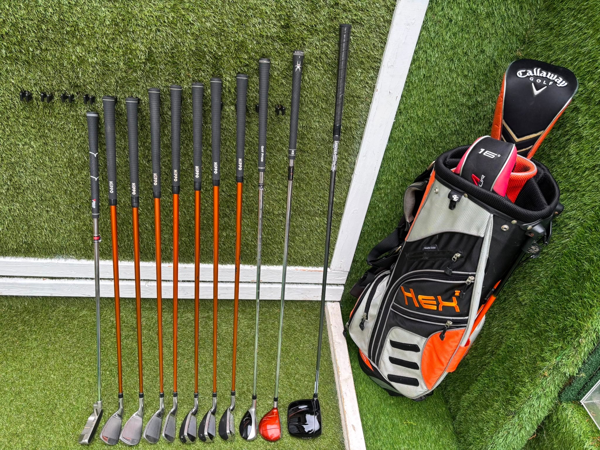 Hippo XXL Golf Set with Callaway FT-i Draw Driver, TaylorMade Rescue & Hex Stand Bag - Image 17