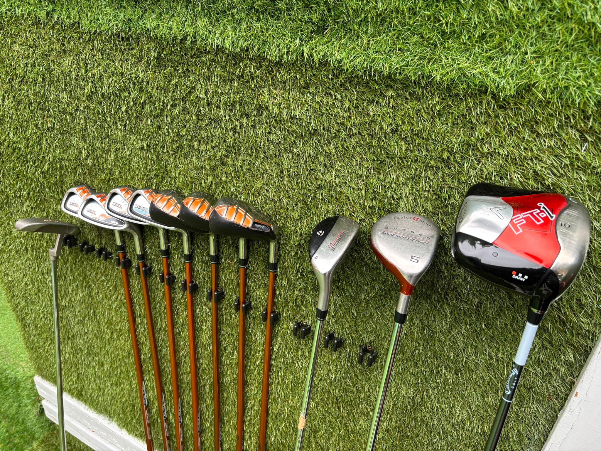 Hippo XXL Golf Set with Callaway FT-i Draw Driver, TaylorMade Rescue & Hex Stand Bag - Image 18