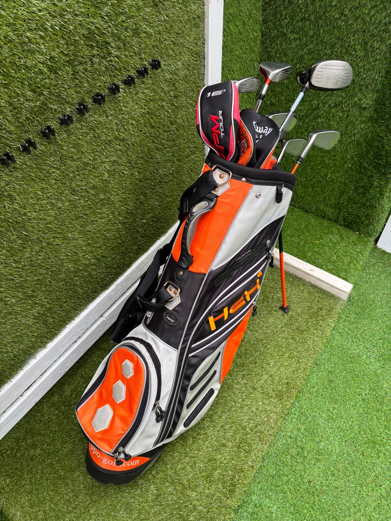 Hippo XXL Golf Set with Callaway FT-i Draw Driver, TaylorMade Rescue & Hex Stand Bag - Image 26