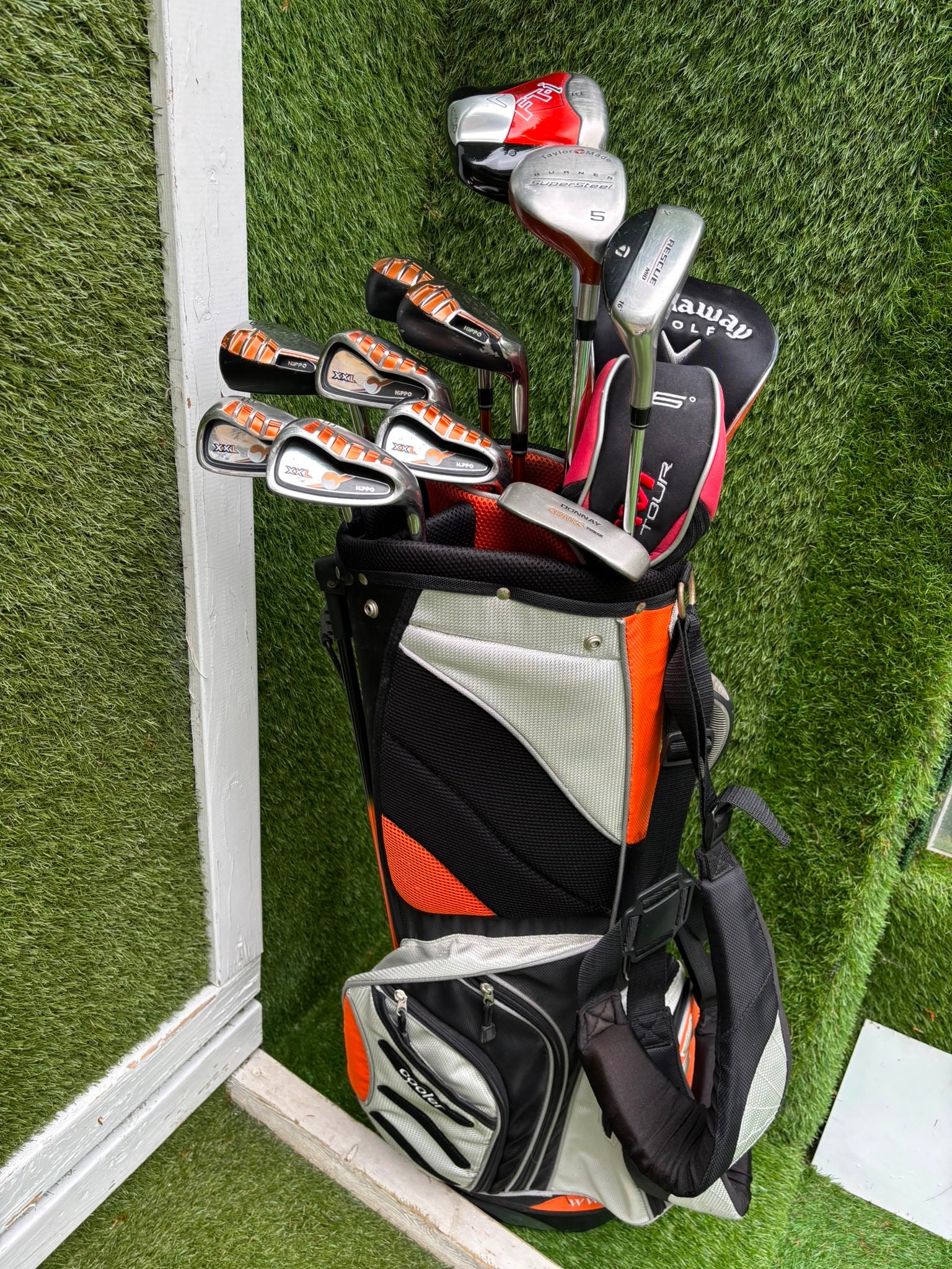 Hippo XXL Golf Set with Callaway FT-i Draw Driver, TaylorMade Rescue & Hex Stand Bag - Image 7