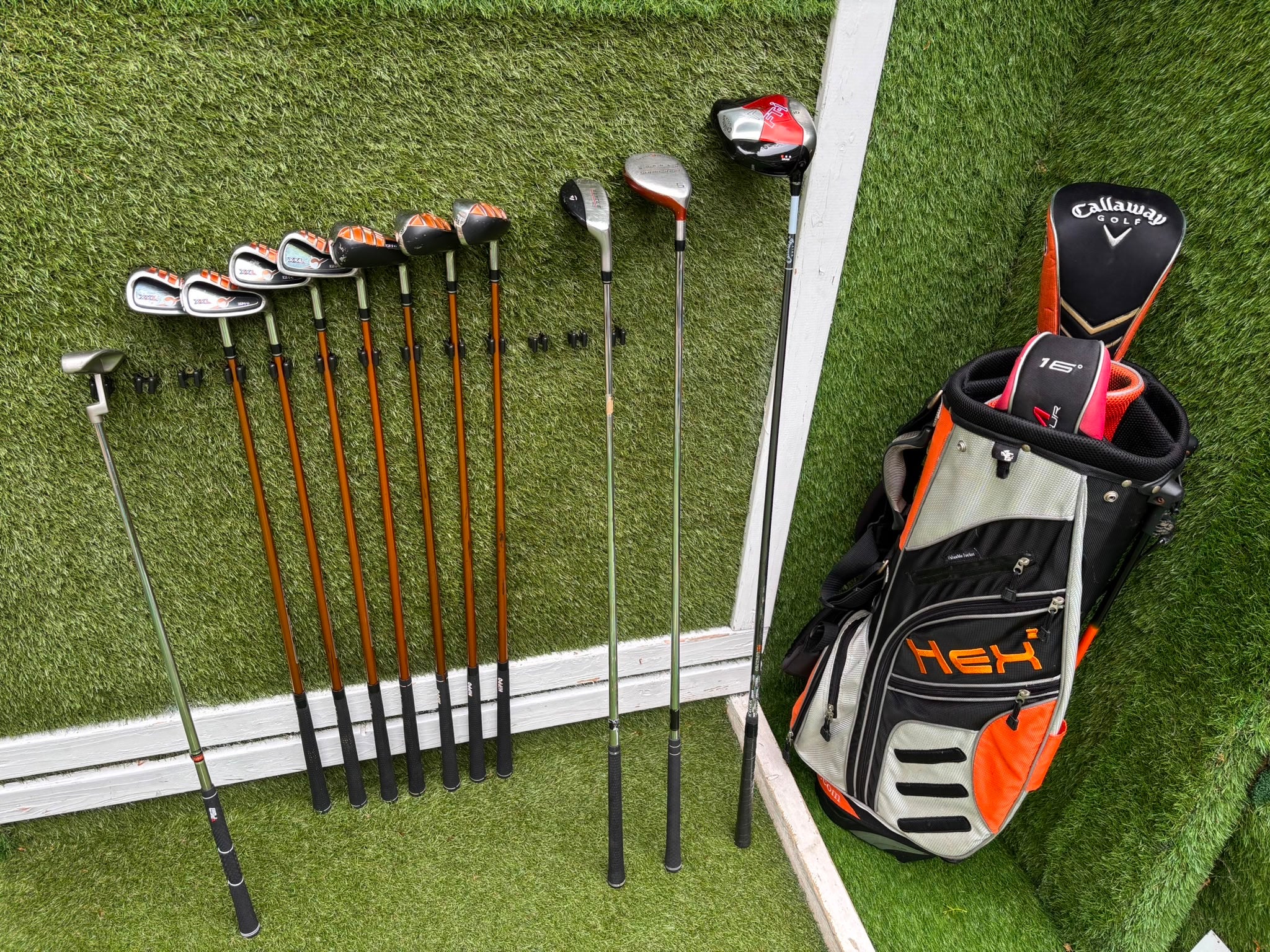Hippo XXL Golf Set with Callaway FT-i Draw Driver, TaylorMade Rescue & Hex Stand Bag - Image 9