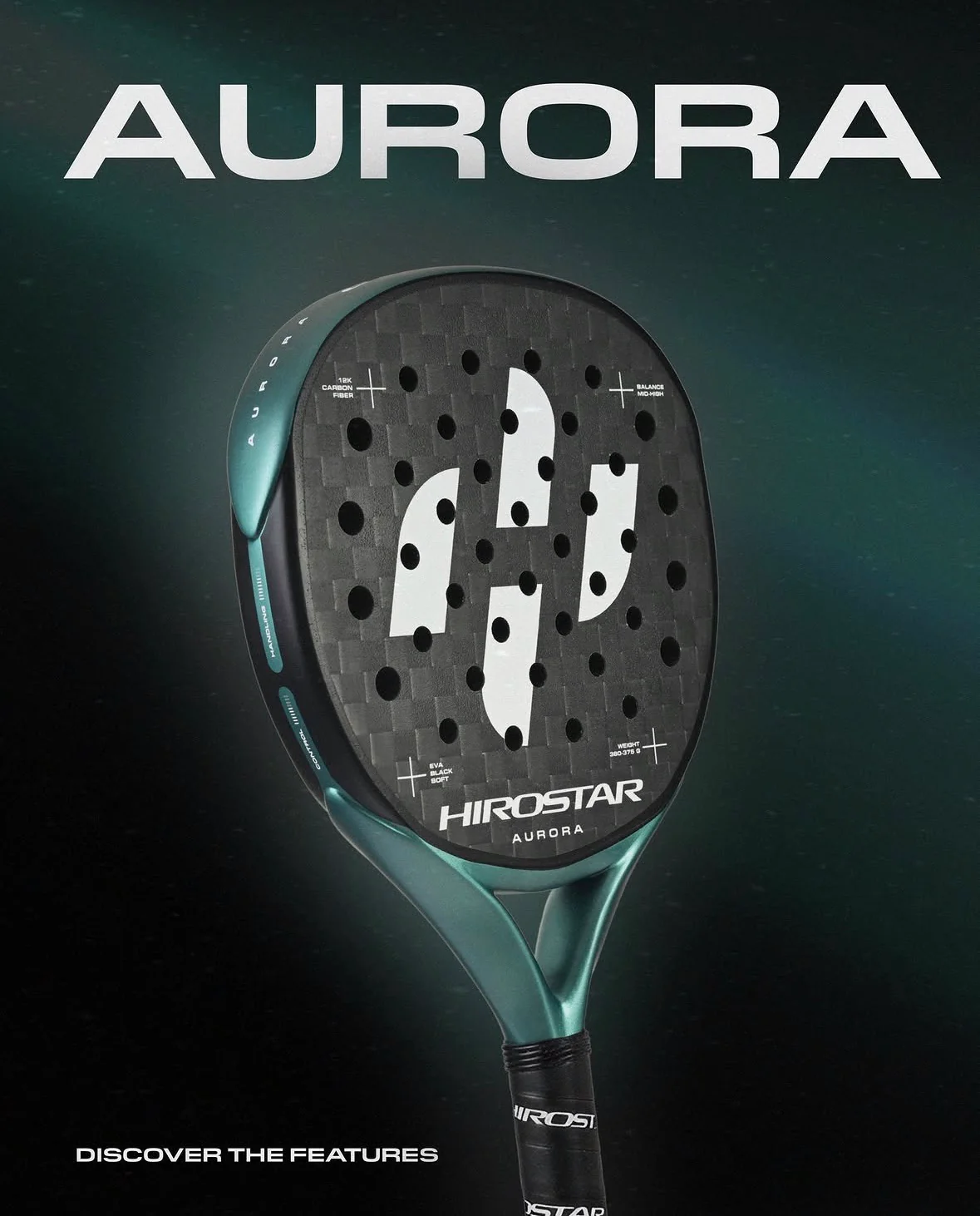 Hirostar Aurora 2026 - Padel Racket