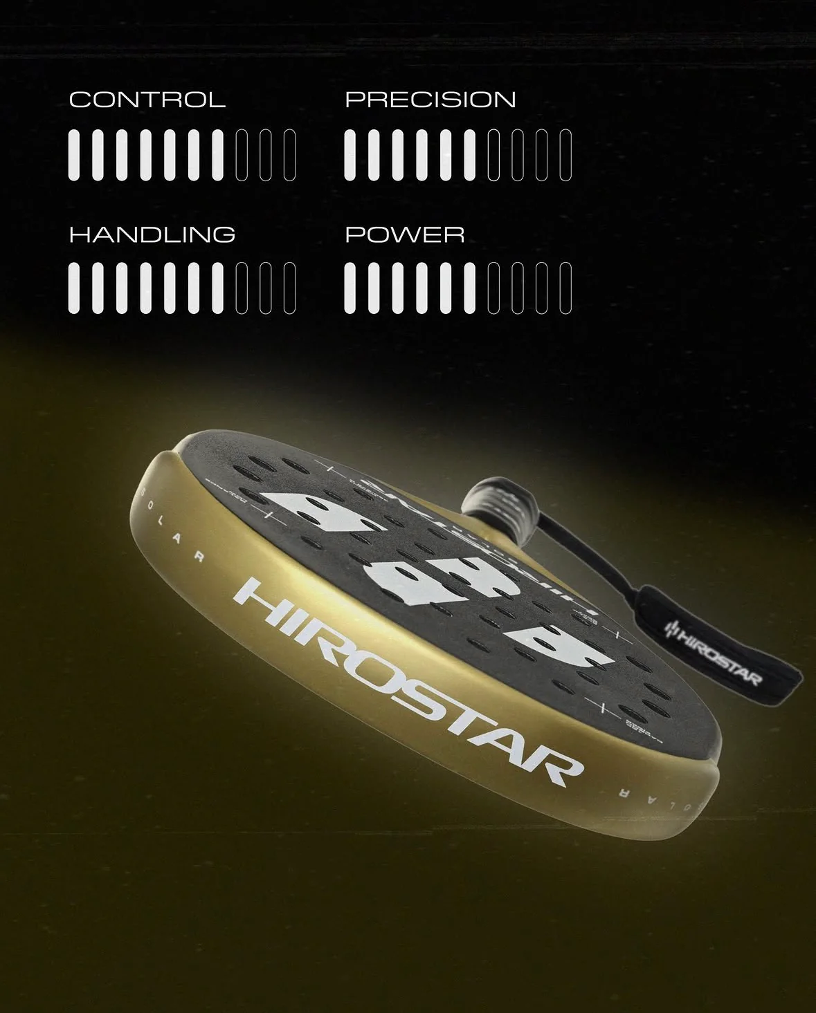 Hirostar Solar 12K Carbon Round Padel Racket - Image 3