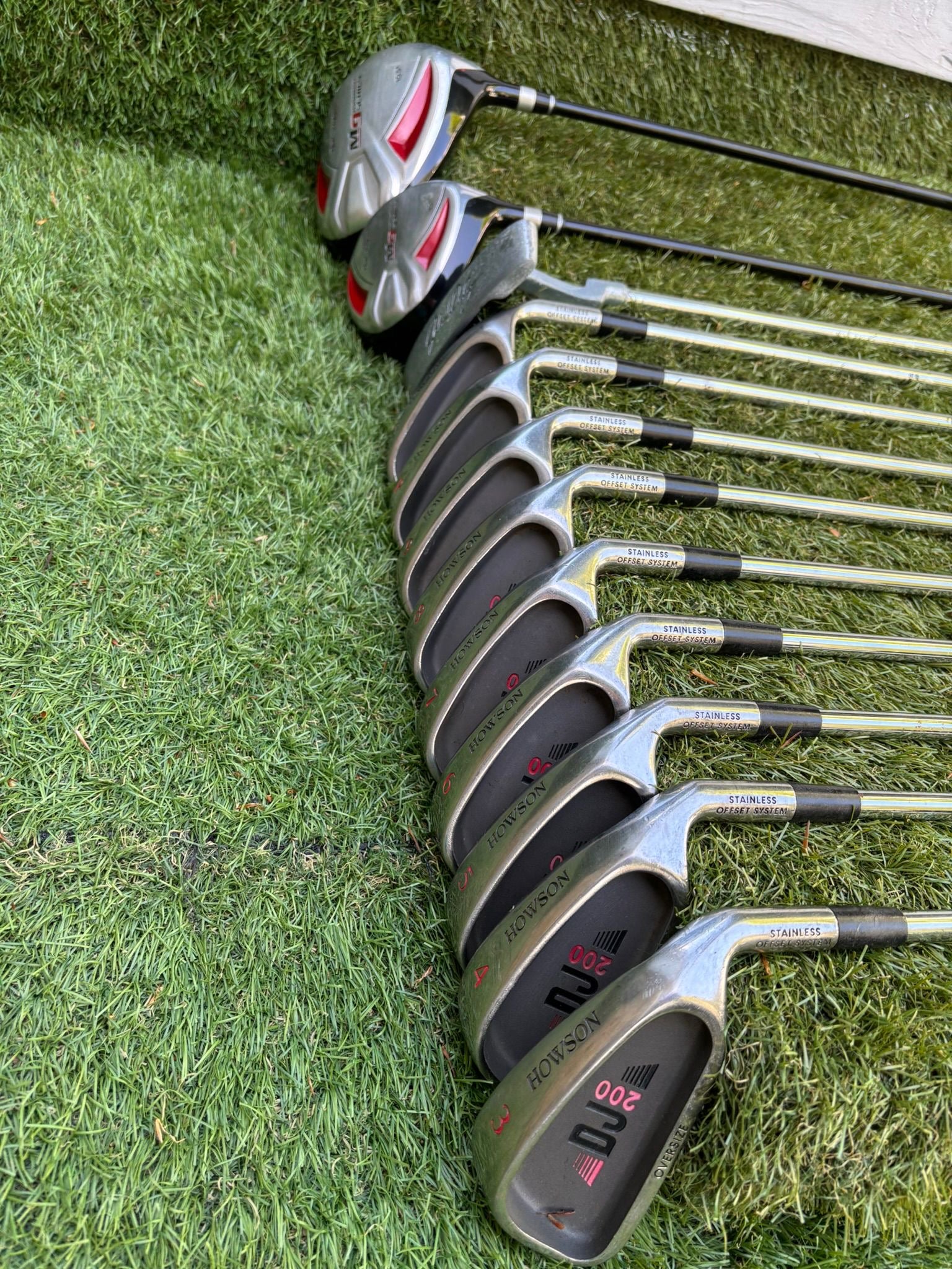 Howson DJ 200 Oversize Irons 3-SW + Ben Sayers M9 Woods & New Benross Bag - Image 14