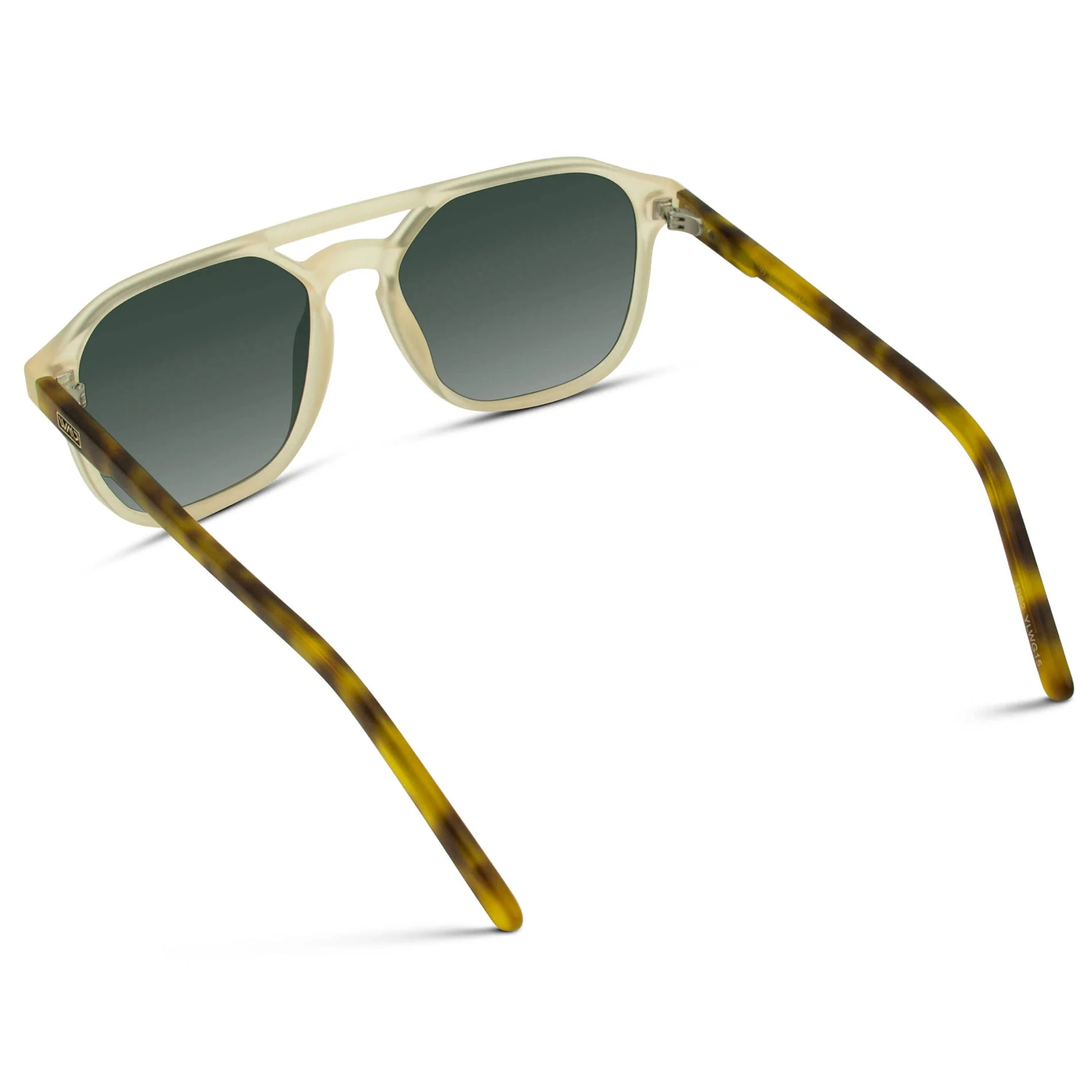 HUNTER Men's Double Bridge Aviator Sunglasses Tortoise Champagne by WMP Eyewear - Image 5