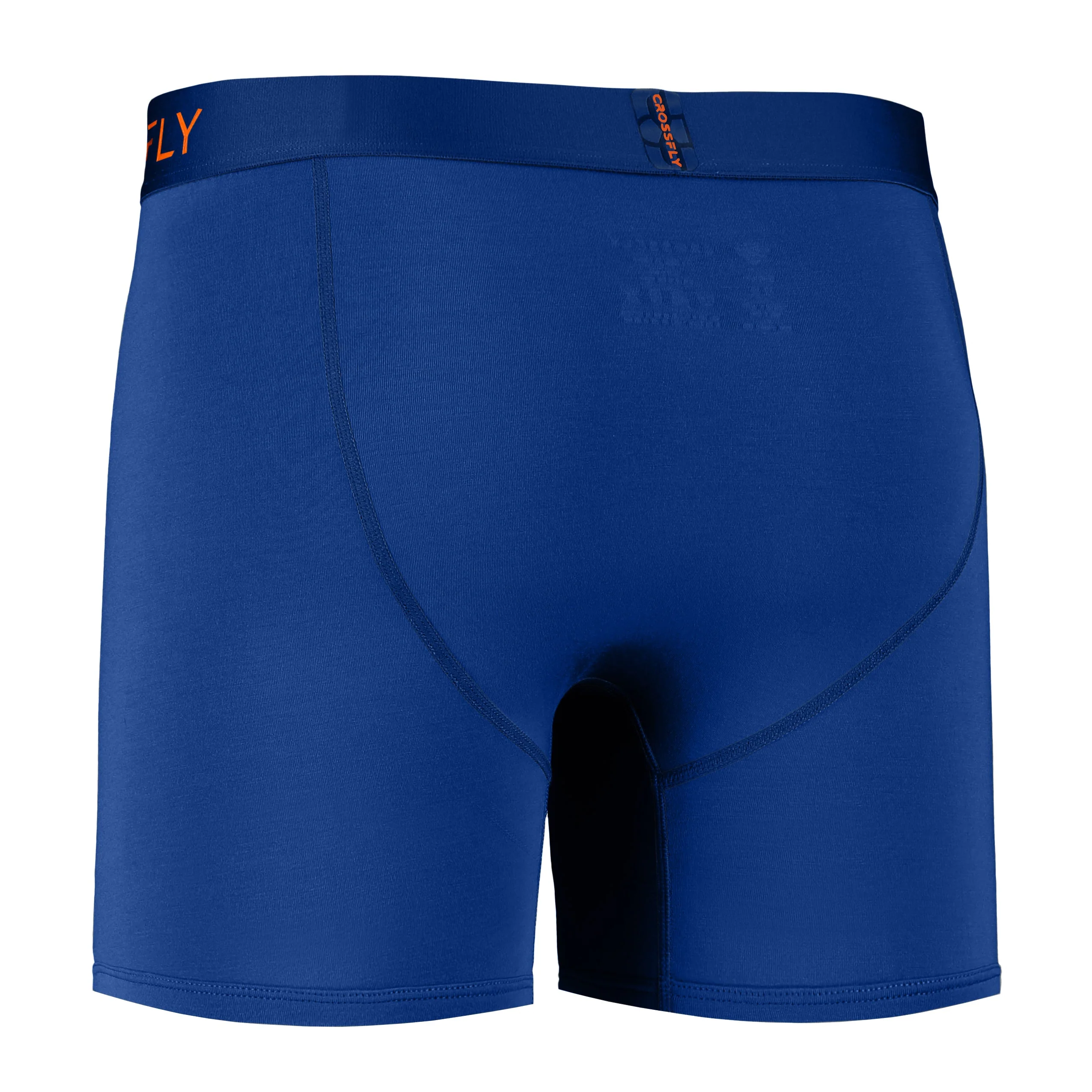 IKON Men's 6" Boxers - Italia Blue Orange - Image 6