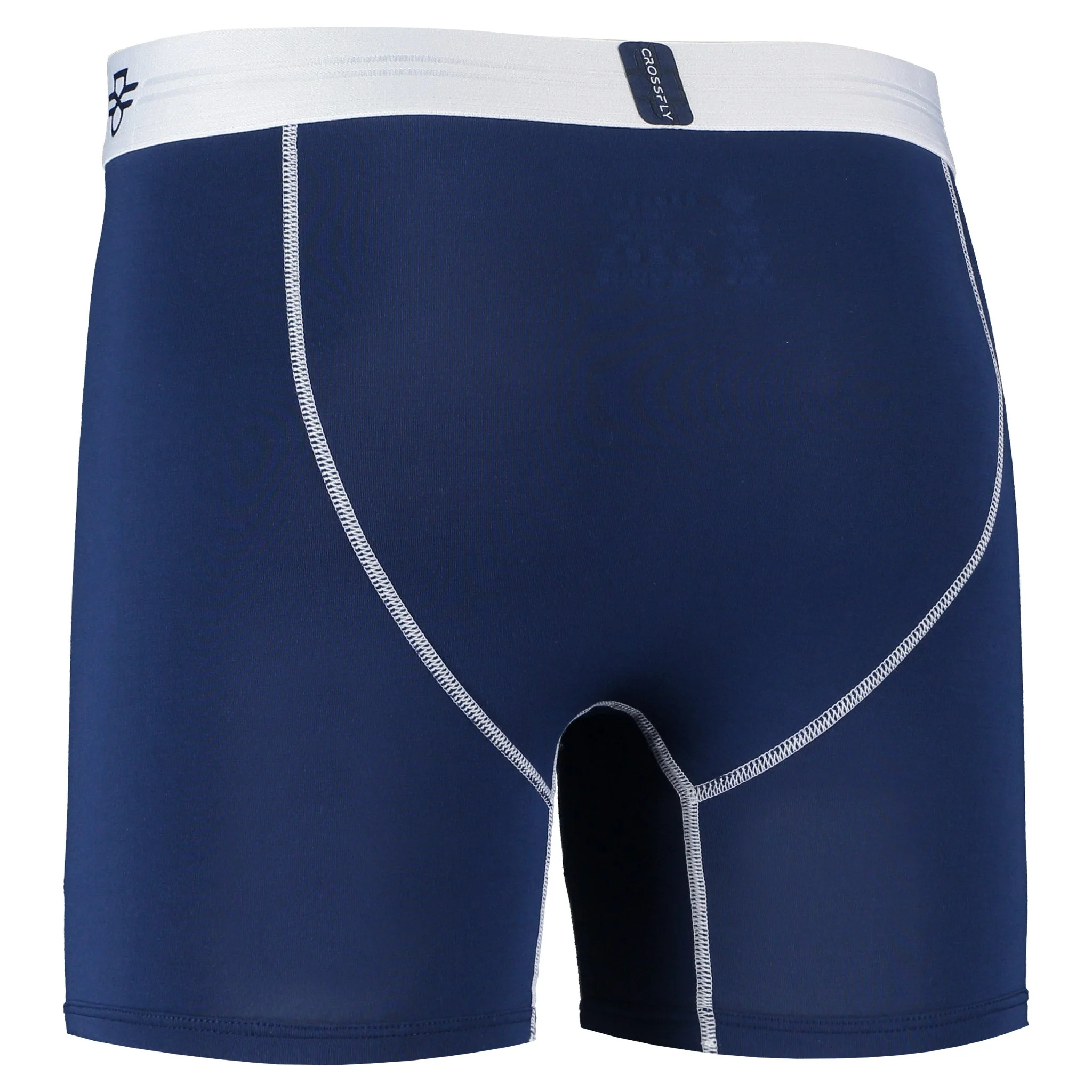 IKON X Men's 6" Boxers - Navy/White - Image 5