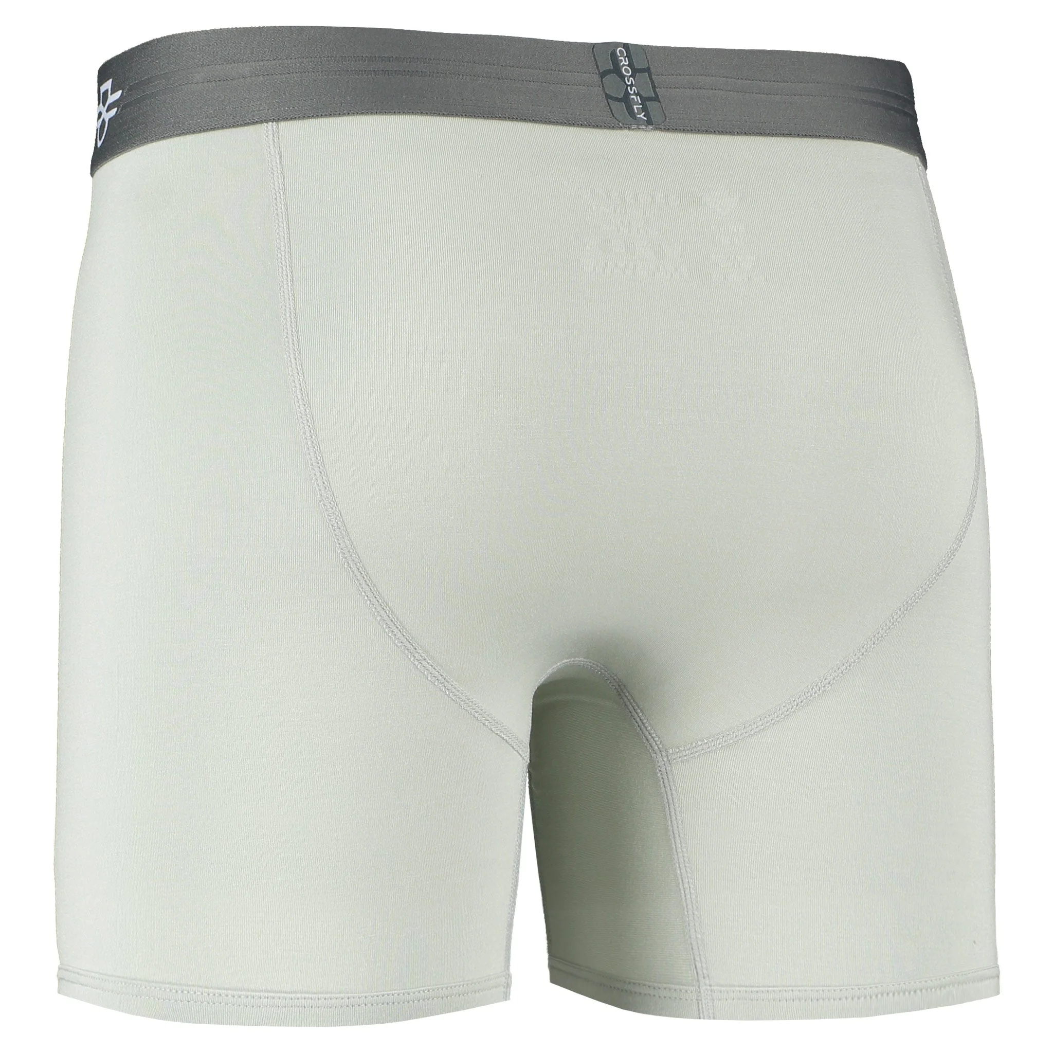 IKON X Men's 6" Boxers - Silver/Charcoal - Image 6