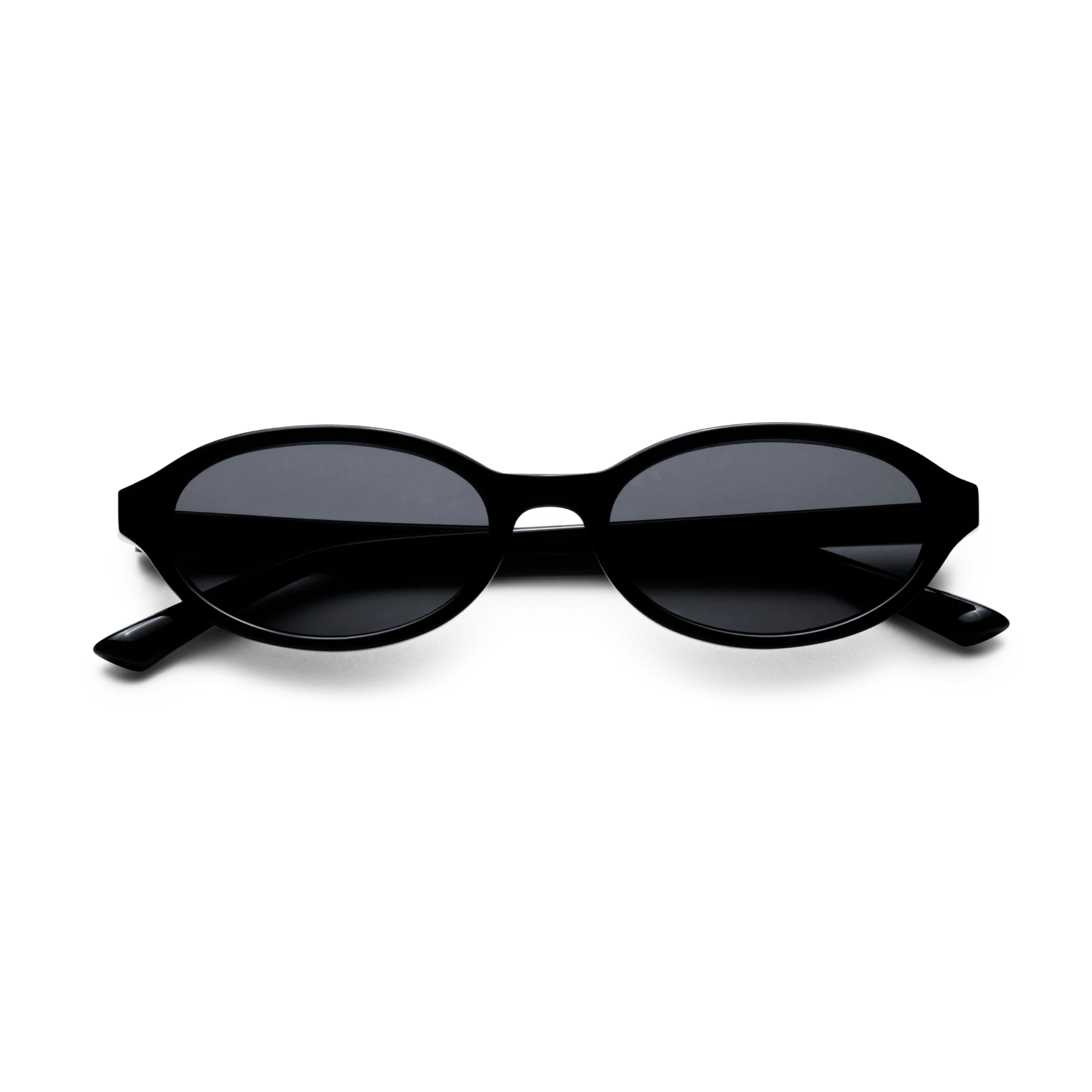 IVY Black Oval Sunglasses by Messy Weekend - Image 5