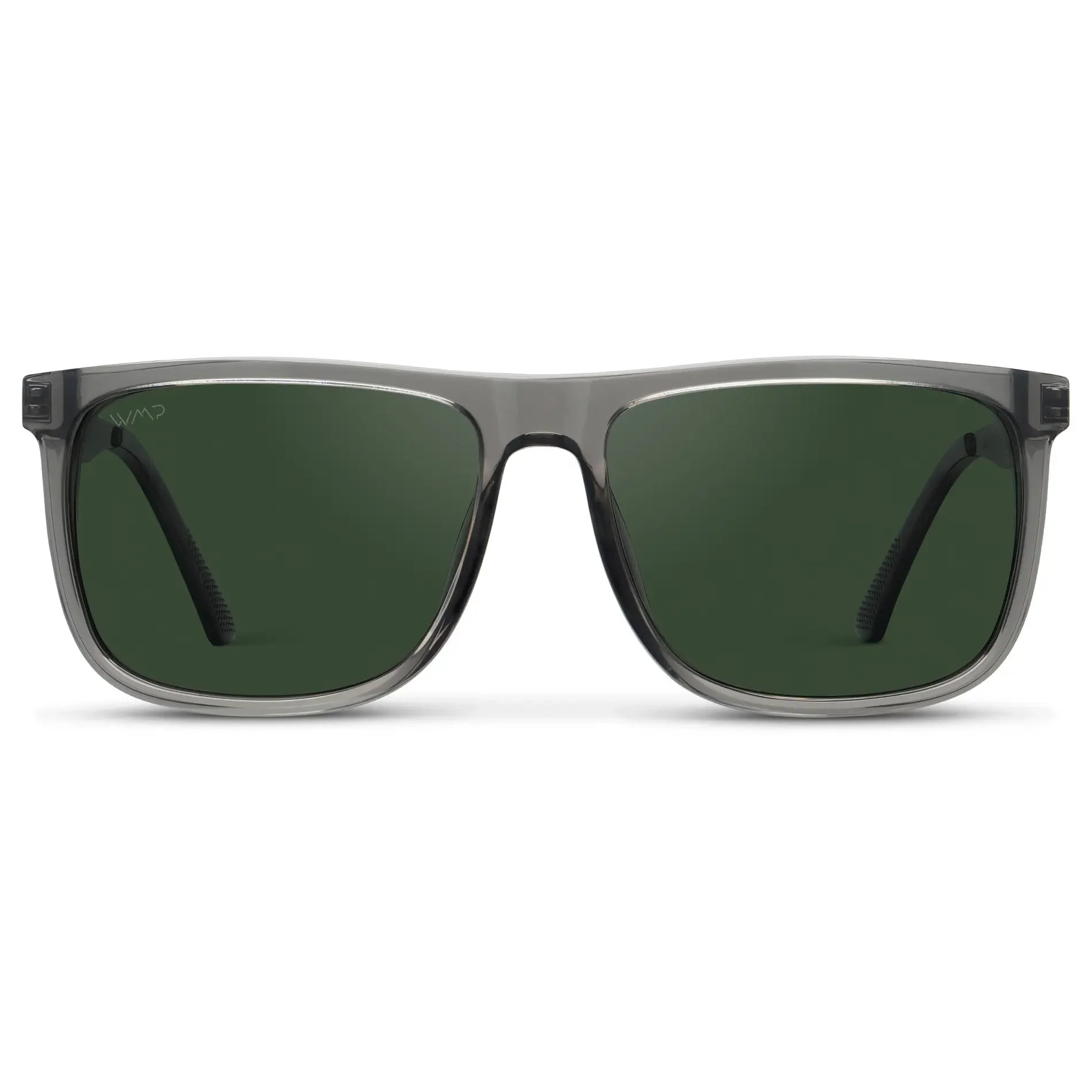 JACOB Rectangular Classic Men's Sunglasses in Steel Grey by WMP Eyewear