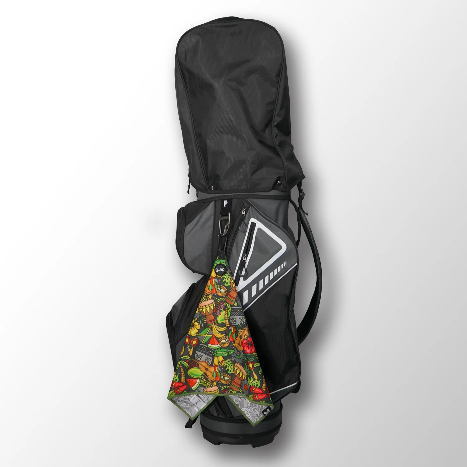 Jamaica Golf Towel Magnet Microfibre Waffle 40x60cm - Image 6