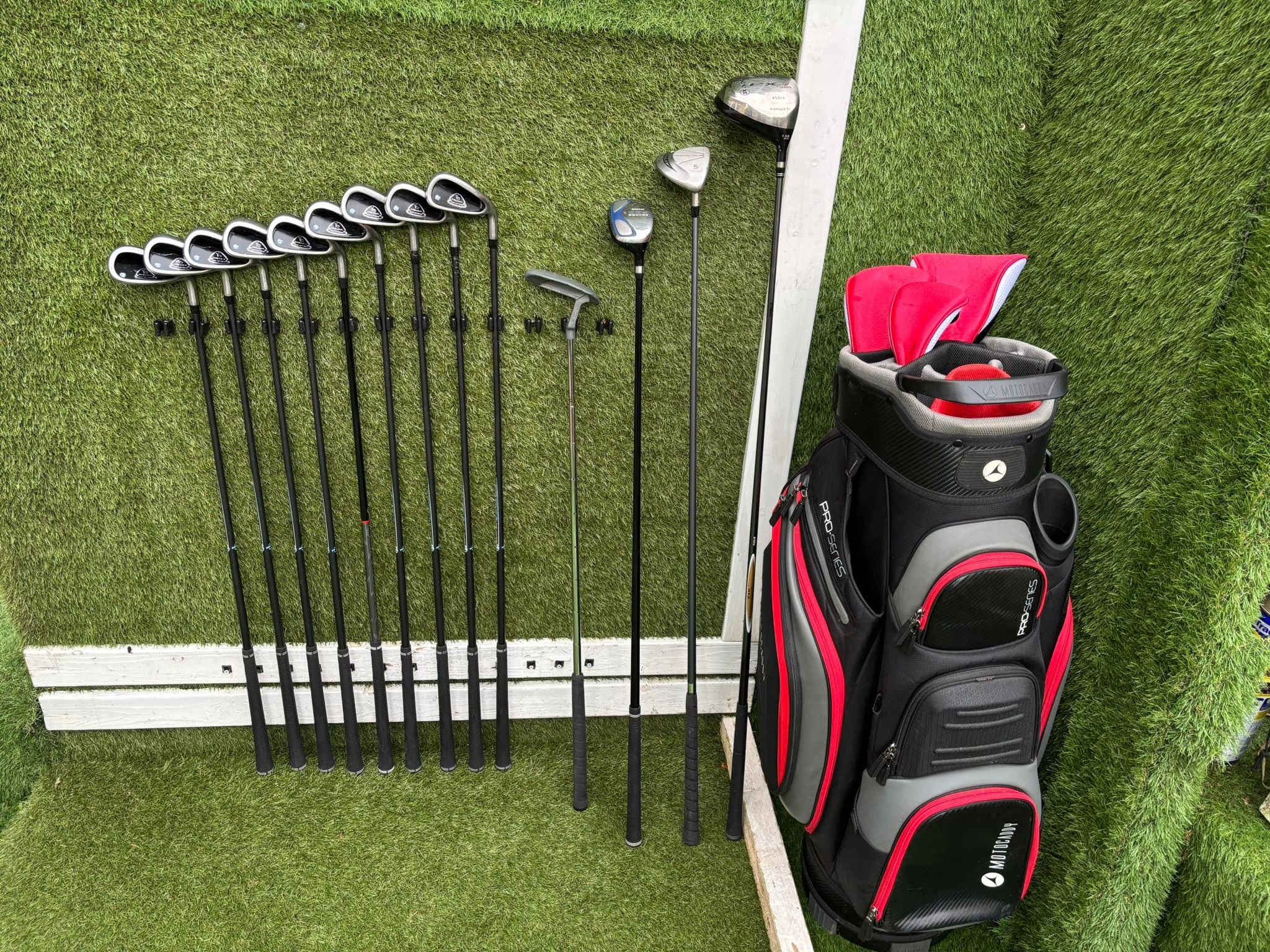 John Letters Trilogy T5 13-Club Graphite Set with Motocaddy Bag - Image 13
