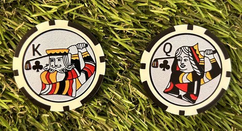 King And Queen of Clubs Poker Chips - Image 3