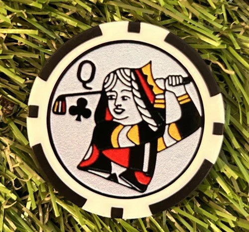 King And Queen of Clubs Poker Chips - Image 5