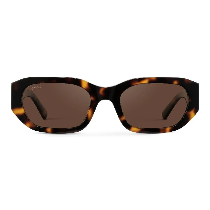 WMP Retro Unisex Cat-Eye Tortoise Sunglasses Polarized UV400