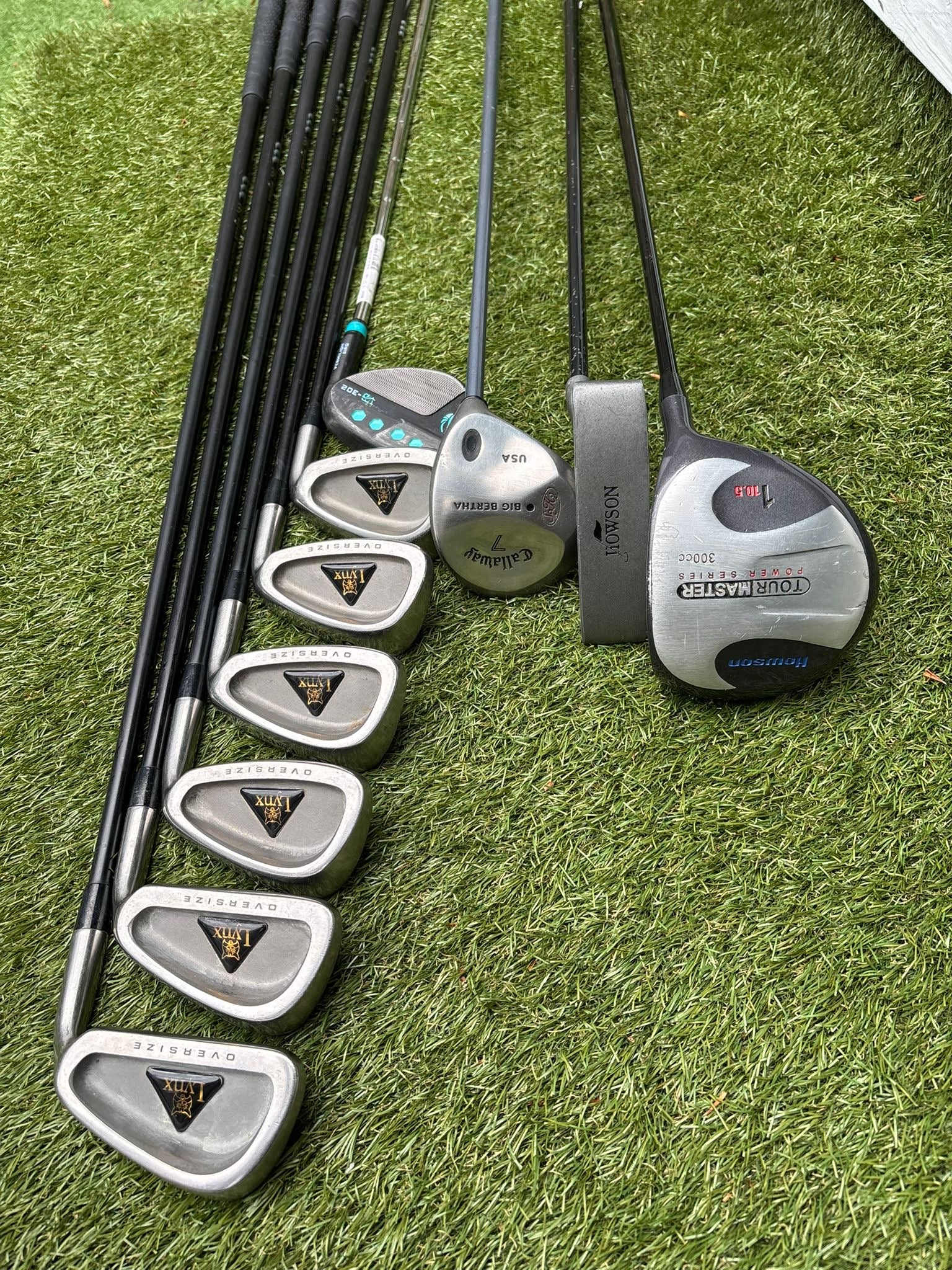 Lynx Oversize Irons + Callaway Big Bertha Heavenwood + Maxfli Stand Bag Full Set - Image 16
