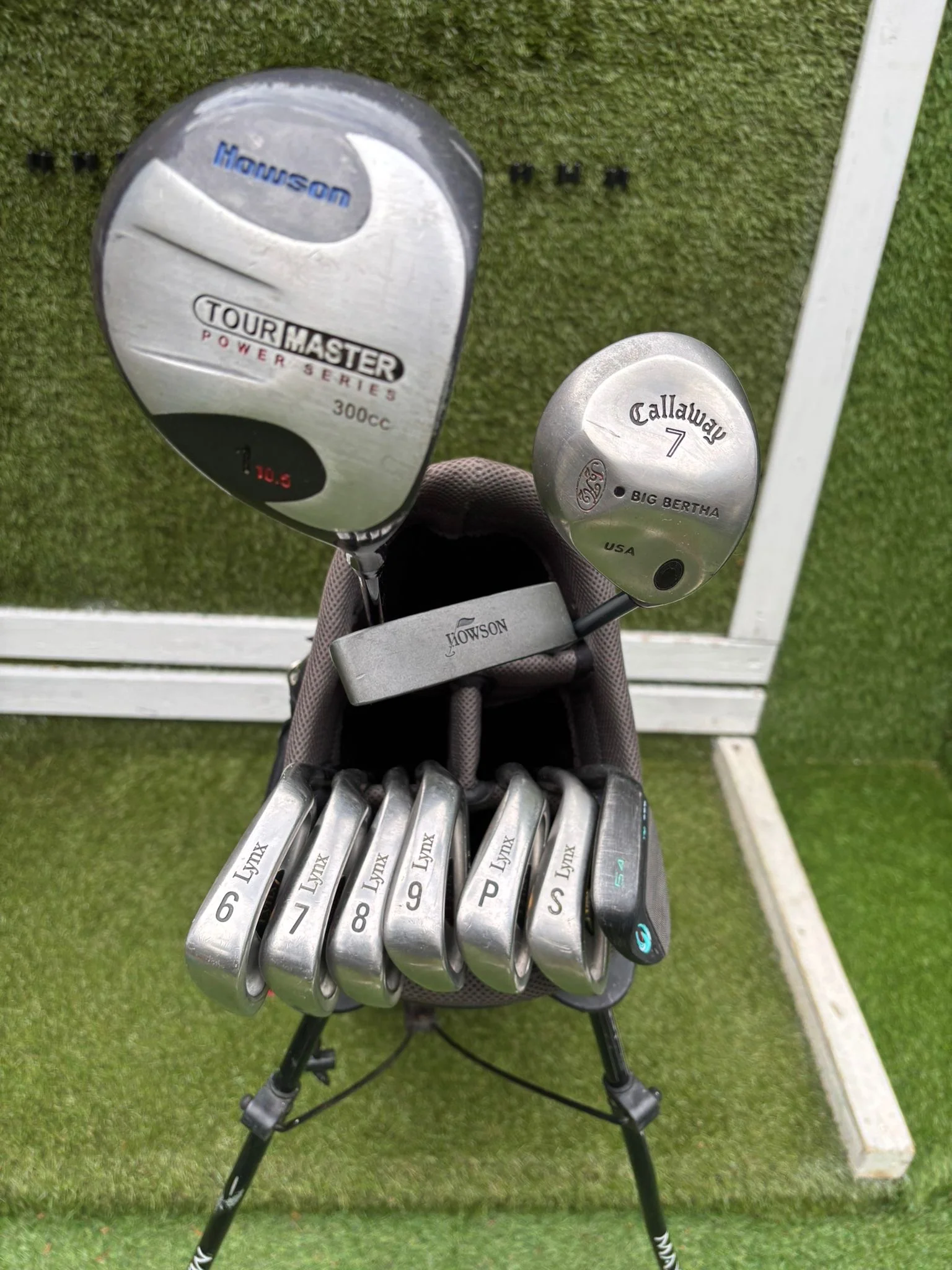 Lynx Oversize Irons + Callaway Big Bertha Heavenwood + Maxfli Stand Bag Full Set - Image 4