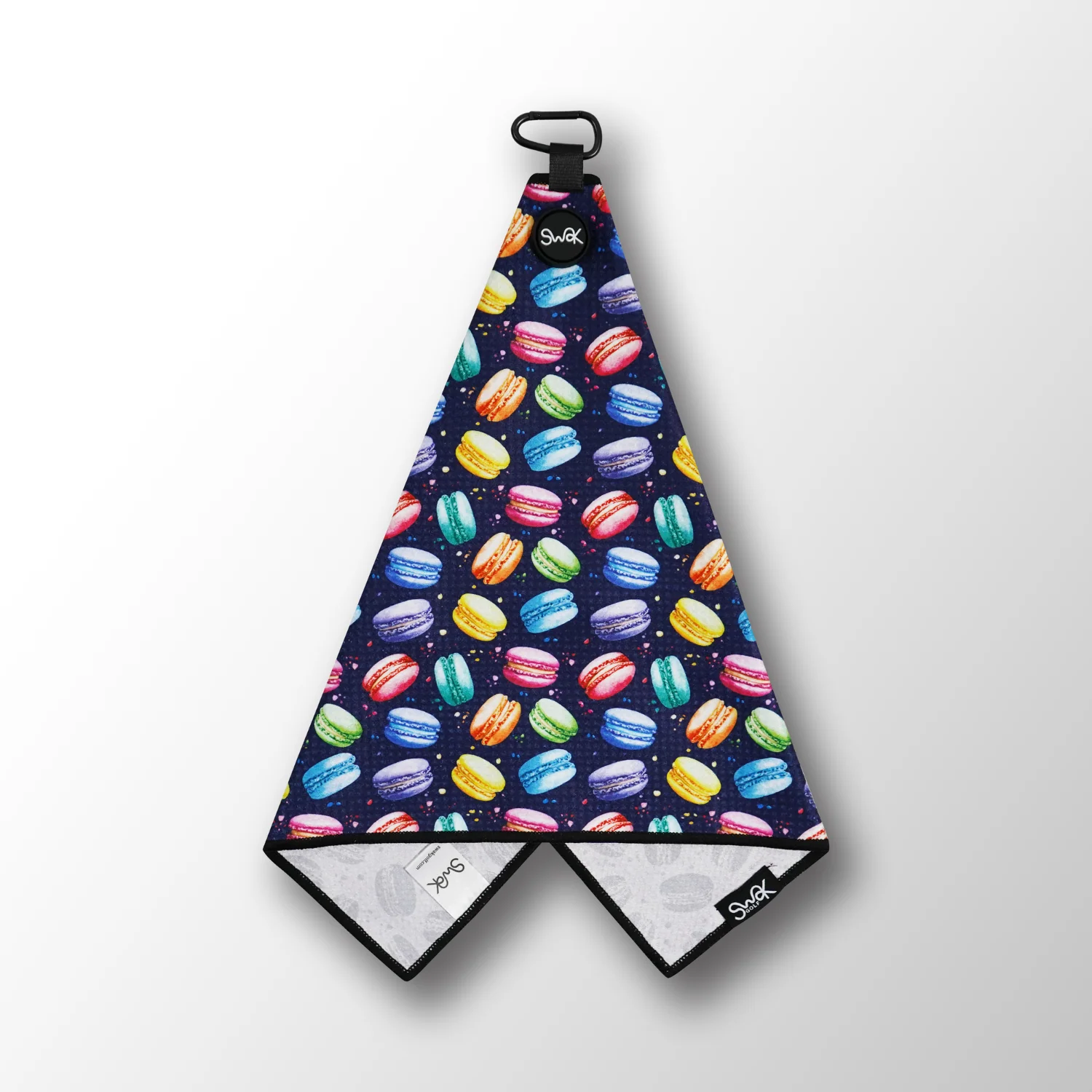 Macaroons Magnetic Microfibre Golf Towel, Quick-Dry, 40x60cm - Image 3