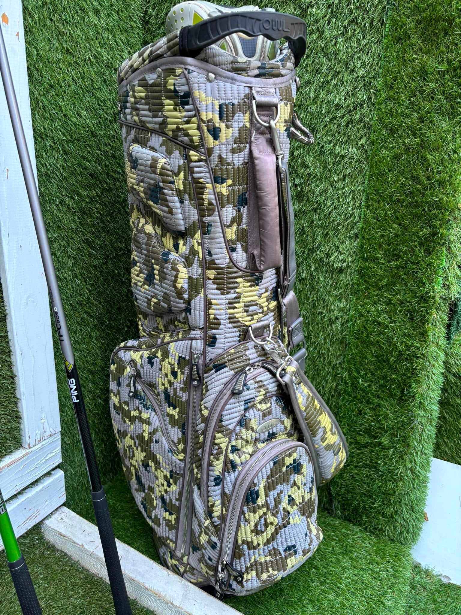 MacGregor V-Foil M565 Irons, Ping Driver, Ping Hybrid, TaylorMade Putter & Premium OUUL Camouflage Stand Bag - Image 28