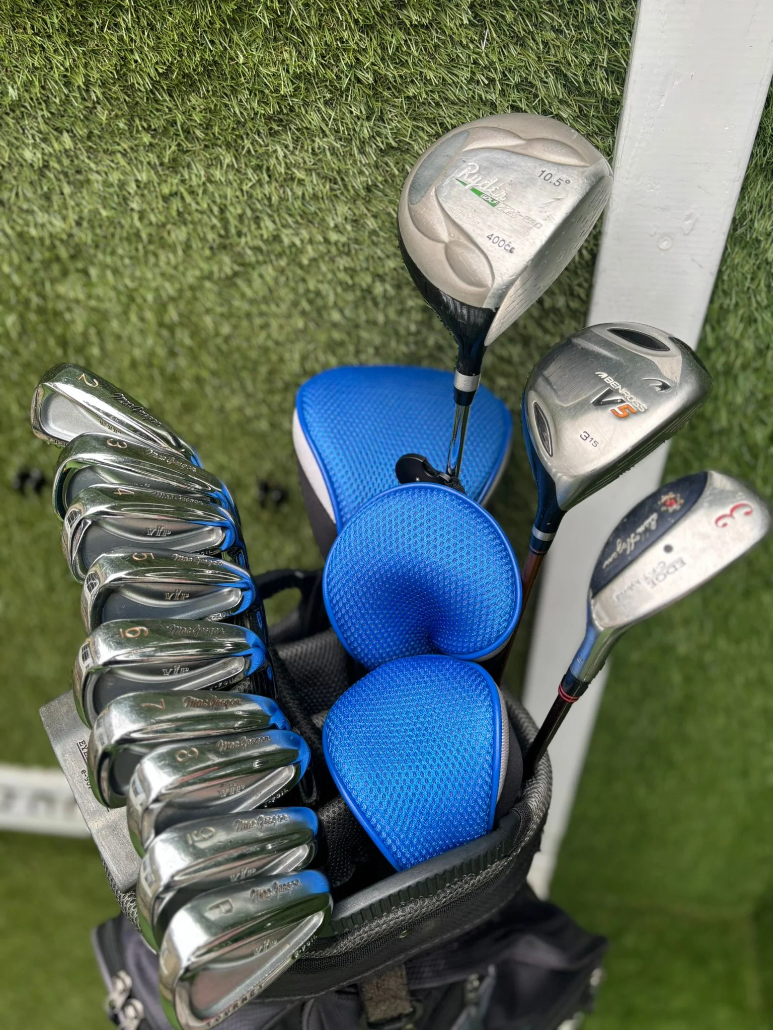 MacGregor VIP Tourney Golf Club Set with Ryder & Adams Woods RH Free Delivery - Image 4