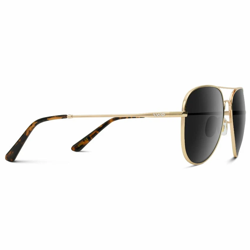 MAXWELL Polarized Aviator Sunglasses Gold Frame Unisex by WMP Eyewear - Image 3