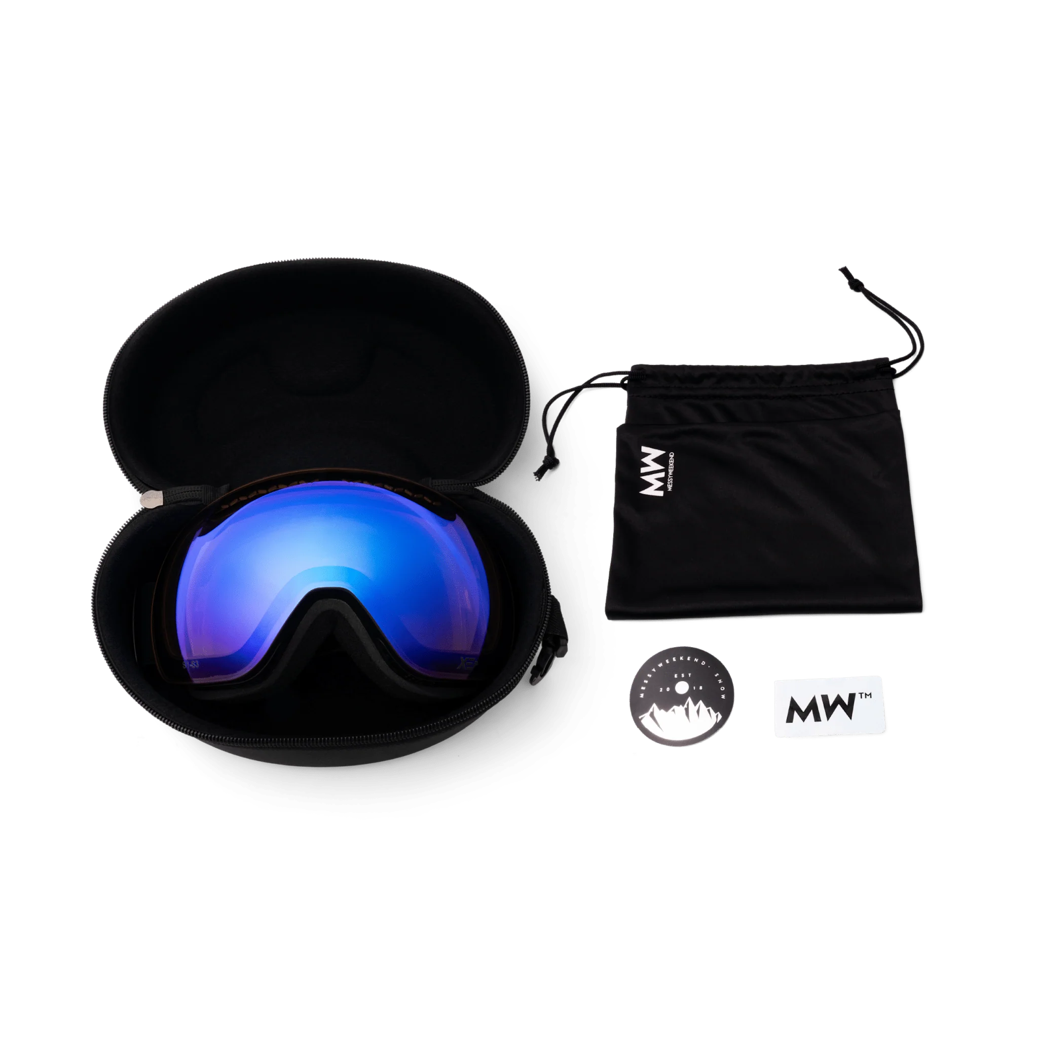 Messy Weekend Orbit XEP Photochromic Ski Goggles Frameless Design - Image 5