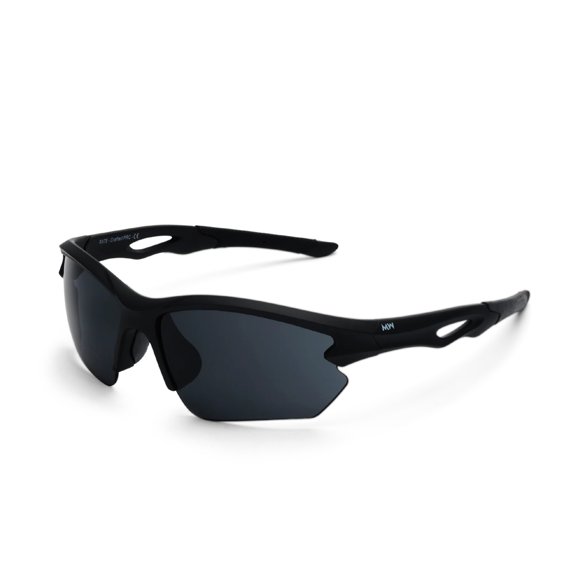 Messy Weekend RATE Sports Sunglasses - Running, Cycling & Hiking Eyewear, Black - Image 4