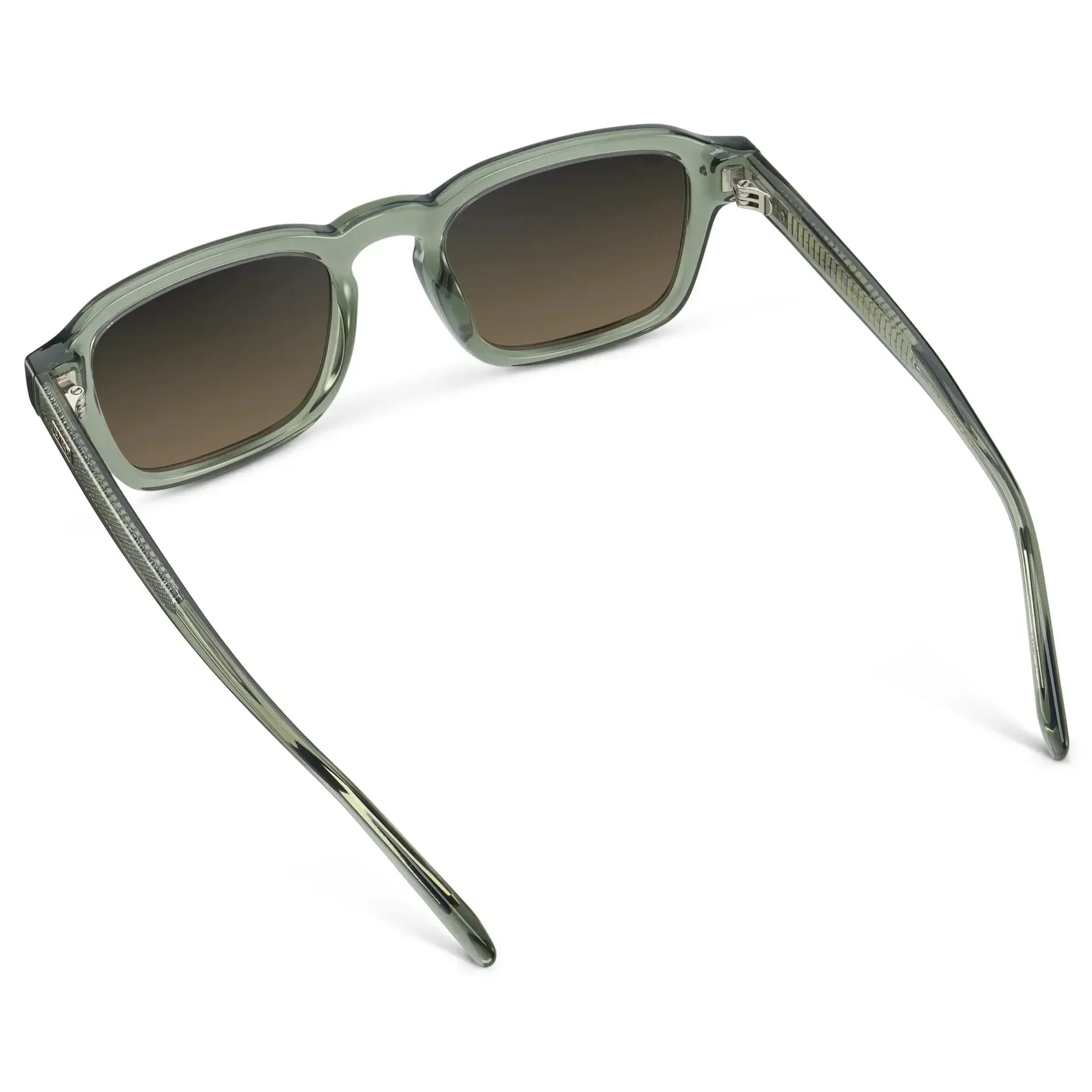 MORRIS Rectangular Polarised Sunglasses for Men Sage Green l WMP Eyewear - Image 5
