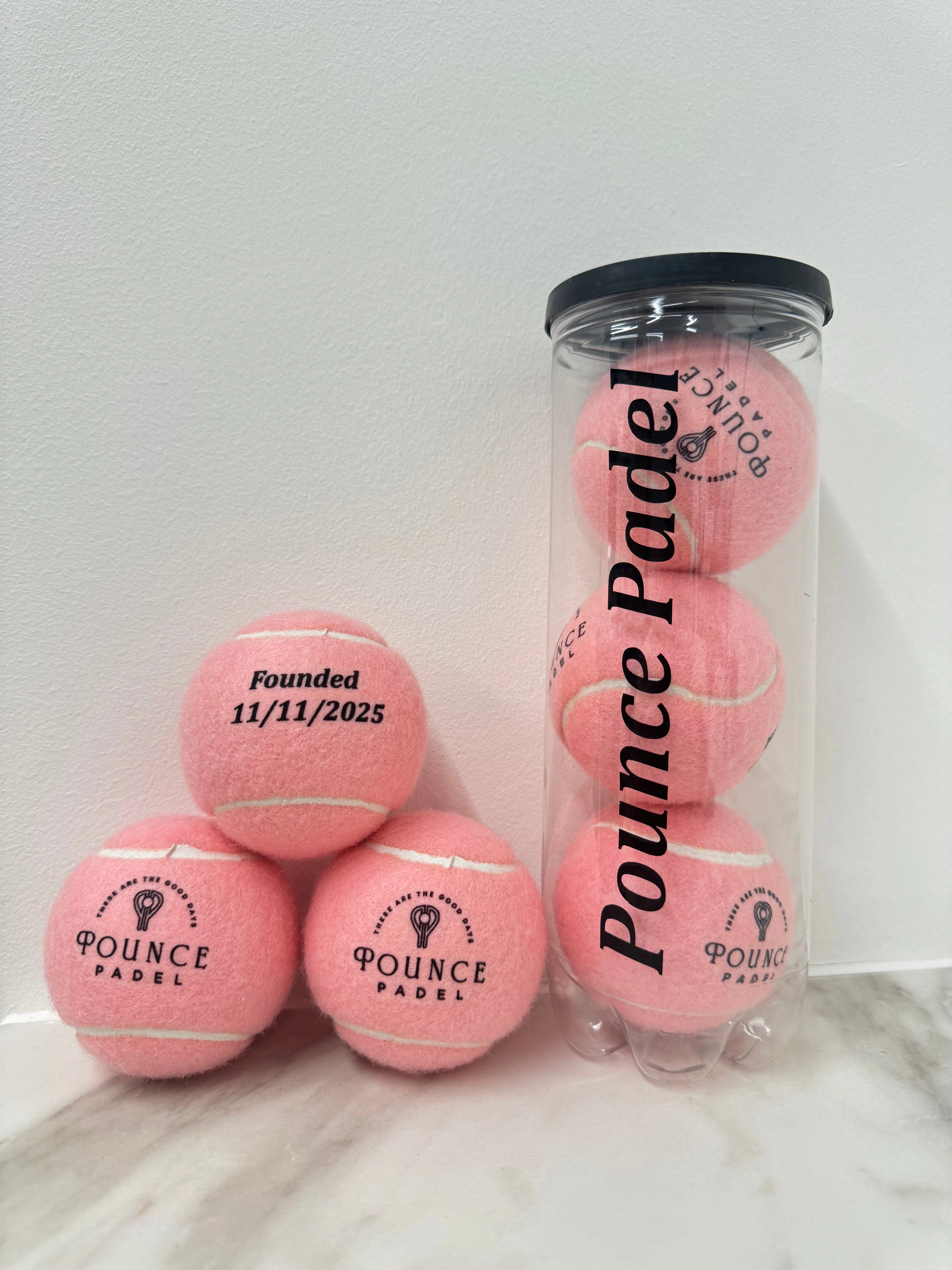 Personalised Pink Padel Balls – Custom Name or Logo - Image 5