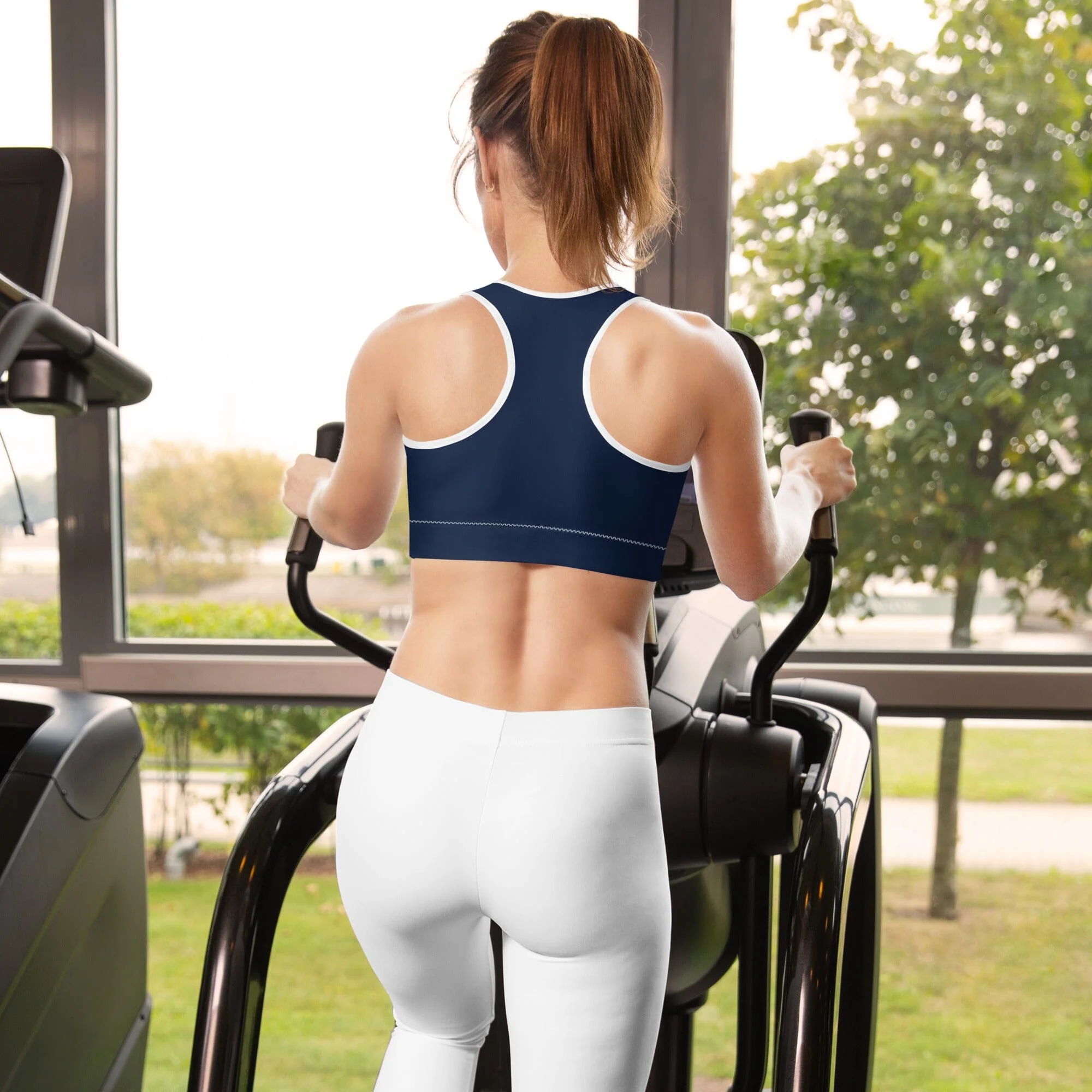 Navy Sports Bra - Image 5