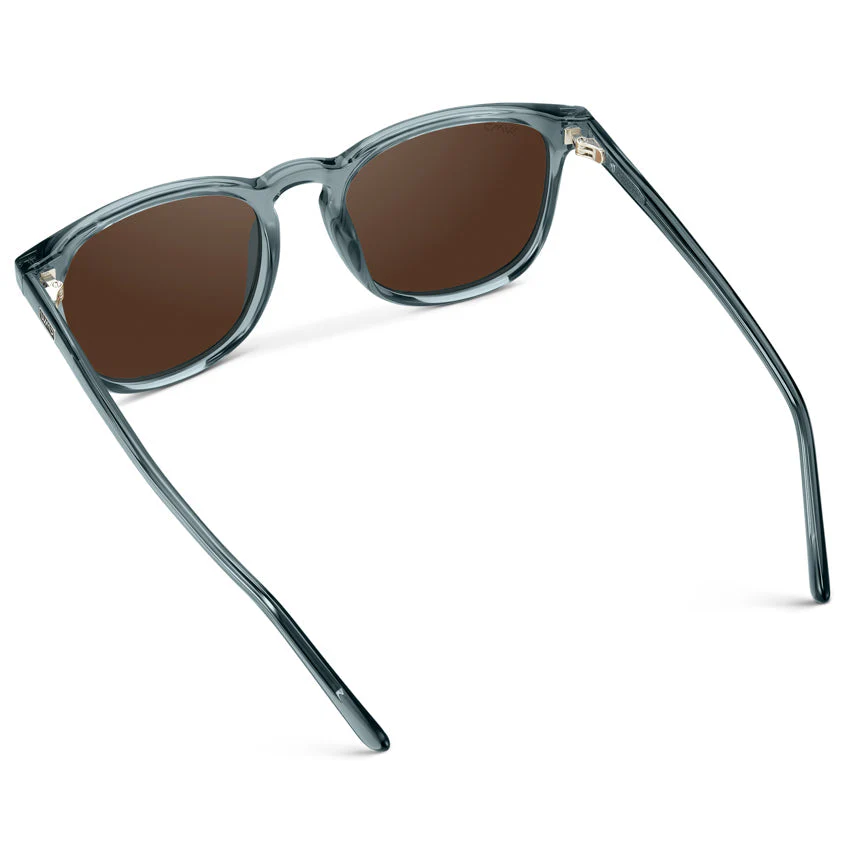 WMP Polarized Crystal Blue Acetate Unisex Sunglasses - Image 5