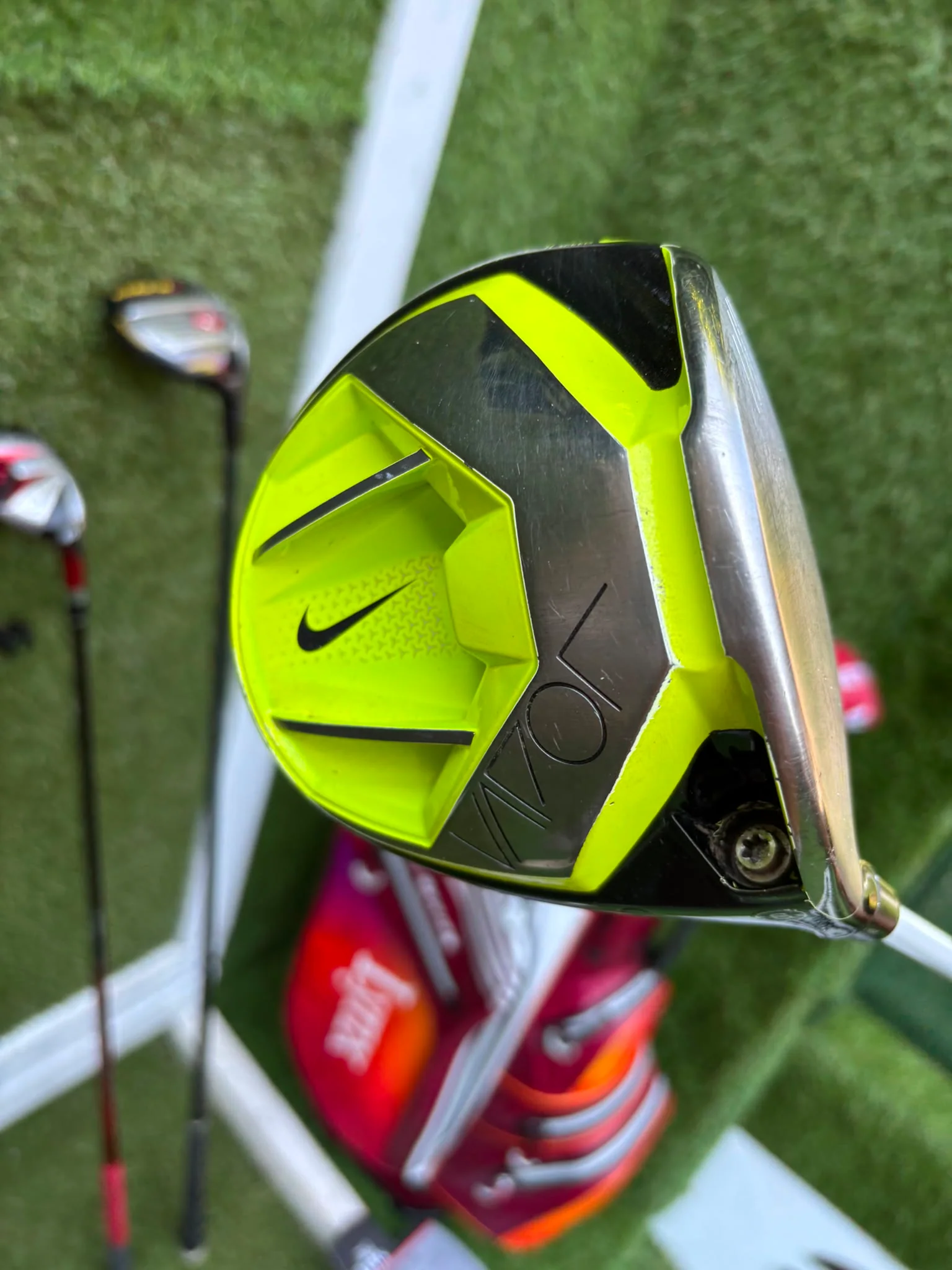 Nike Slingshot 4D Irons, Nike Driver, Cobra 4 Wood, Nike VR_S Hybrid, Odyssey Putter, New Lynx Waterproof Cart Bag - Image 15
