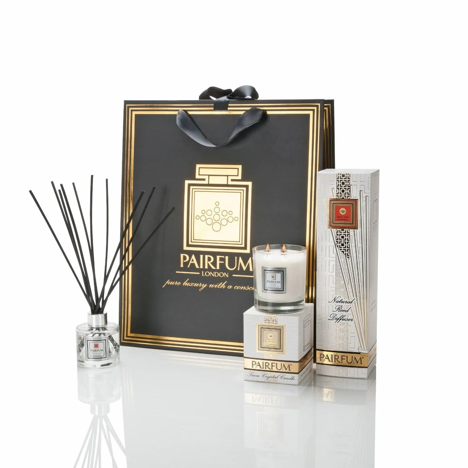 Pairfum London Luxury Reed Diffuser Classic Neroli & Olive 100ml +10 Reeds - Image 9