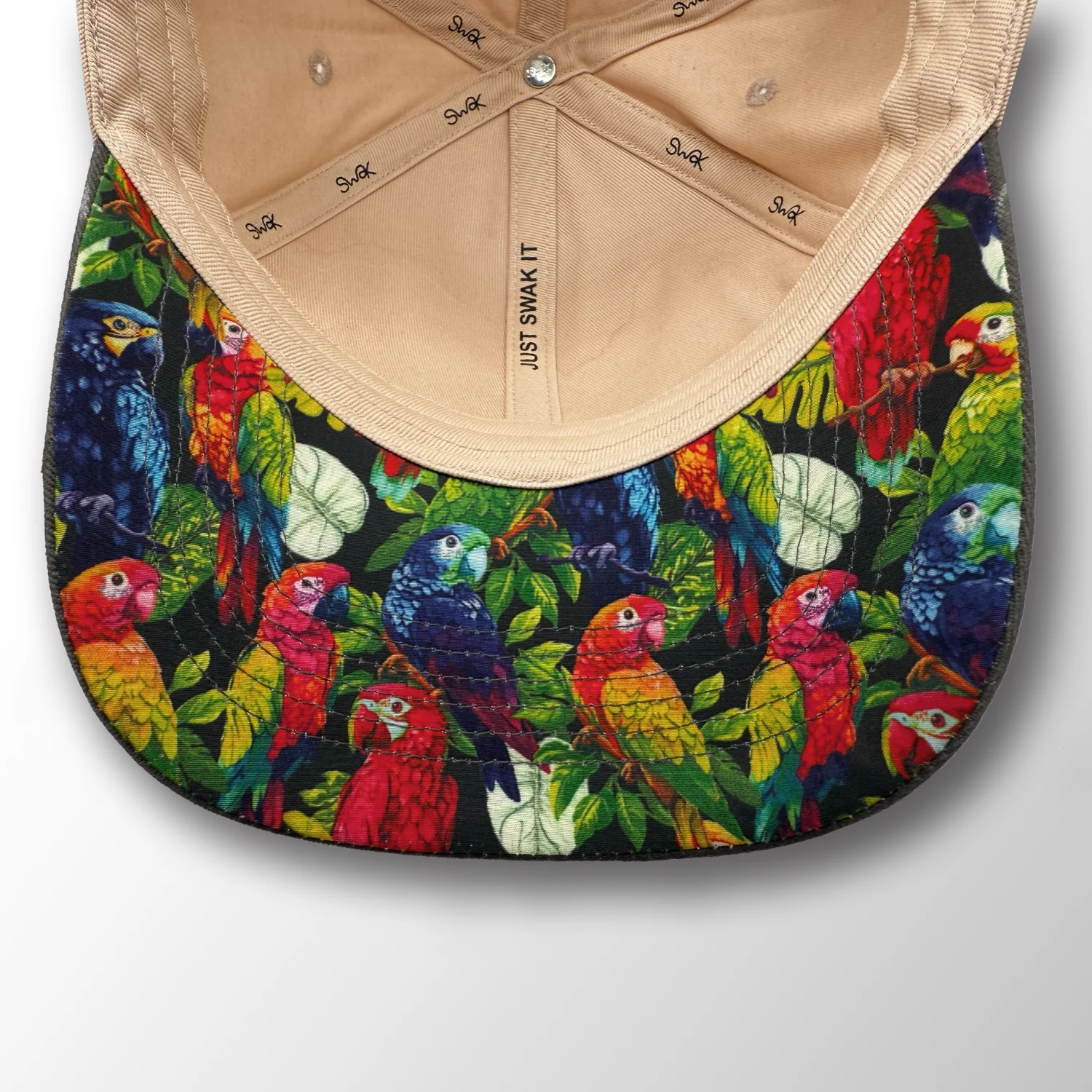 SWAK Parrots Hat – Cotton Tropical Baseball Cap - Image 7