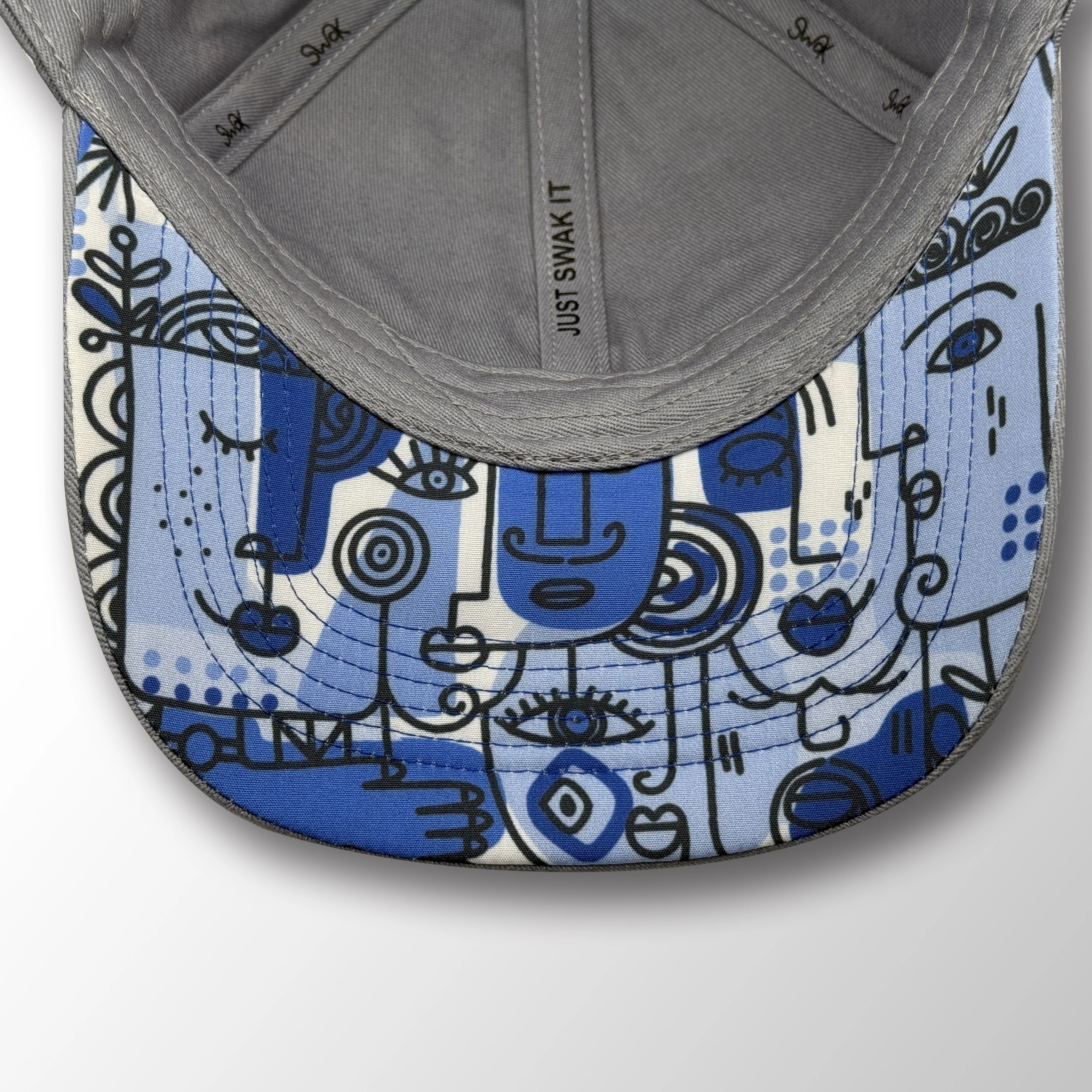 SWAK Picasso Cotton Baseball Cap – Abstract Face Art Hat - Image 7