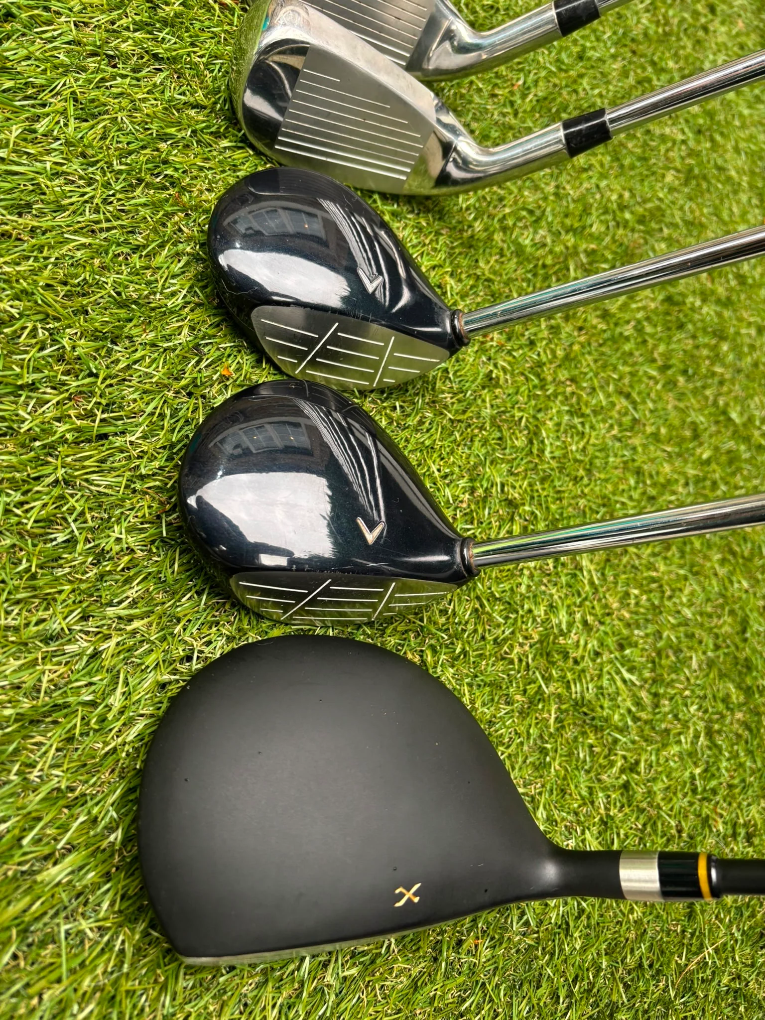 RAM Laser Hybrid Iron Set with GX7 Driver Wood, Steelhead Plus Woods & Powakaddy Bag - Image 15