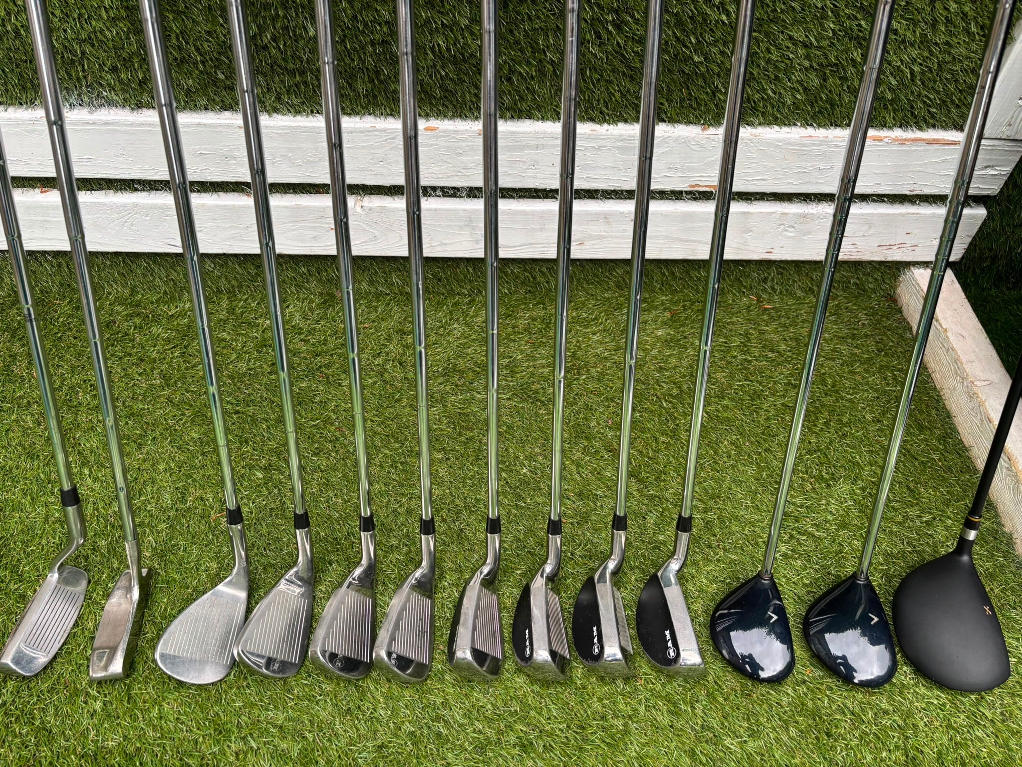 RAM Laser Hybrid Iron Set with GX7 Driver Wood, Steelhead Plus Woods & Powakaddy Bag - Image 18