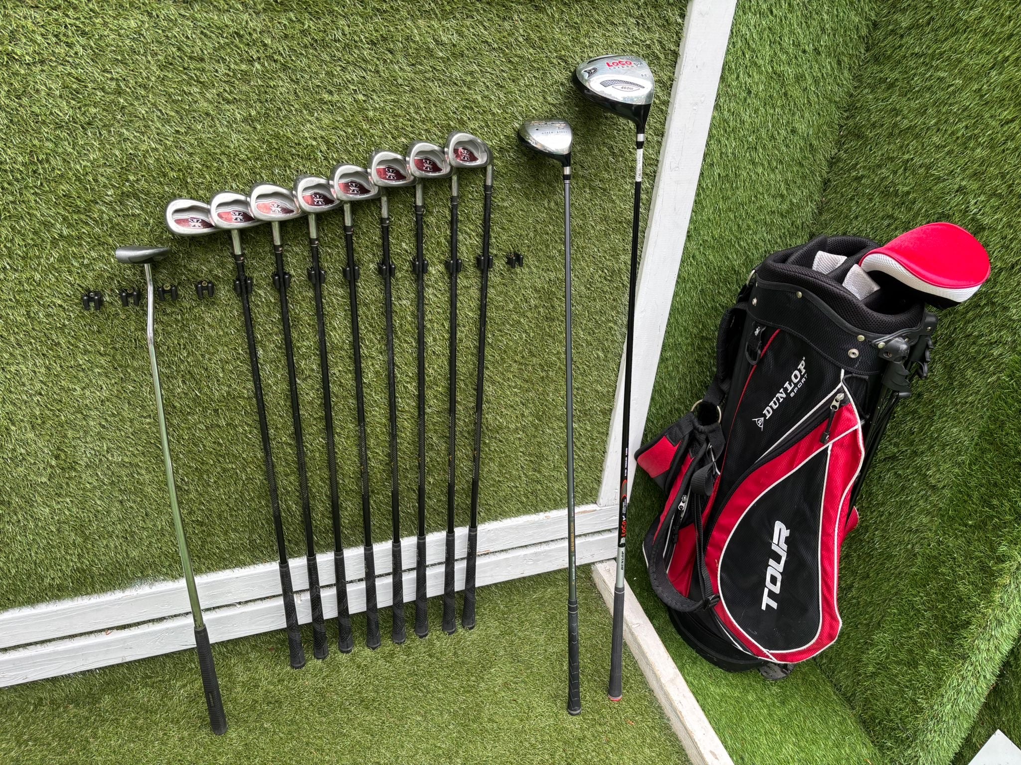 RAM X Concept Graphite Irons, Cobra SS 5 Wood & Dunlop Stand Bag Golf Set - Image 8