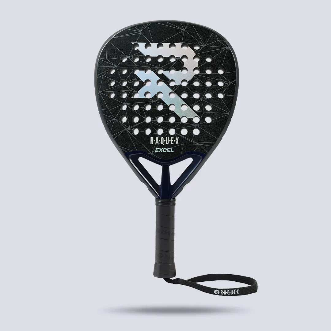 Raquex Excel Padel Racquet (Black) - Image 2