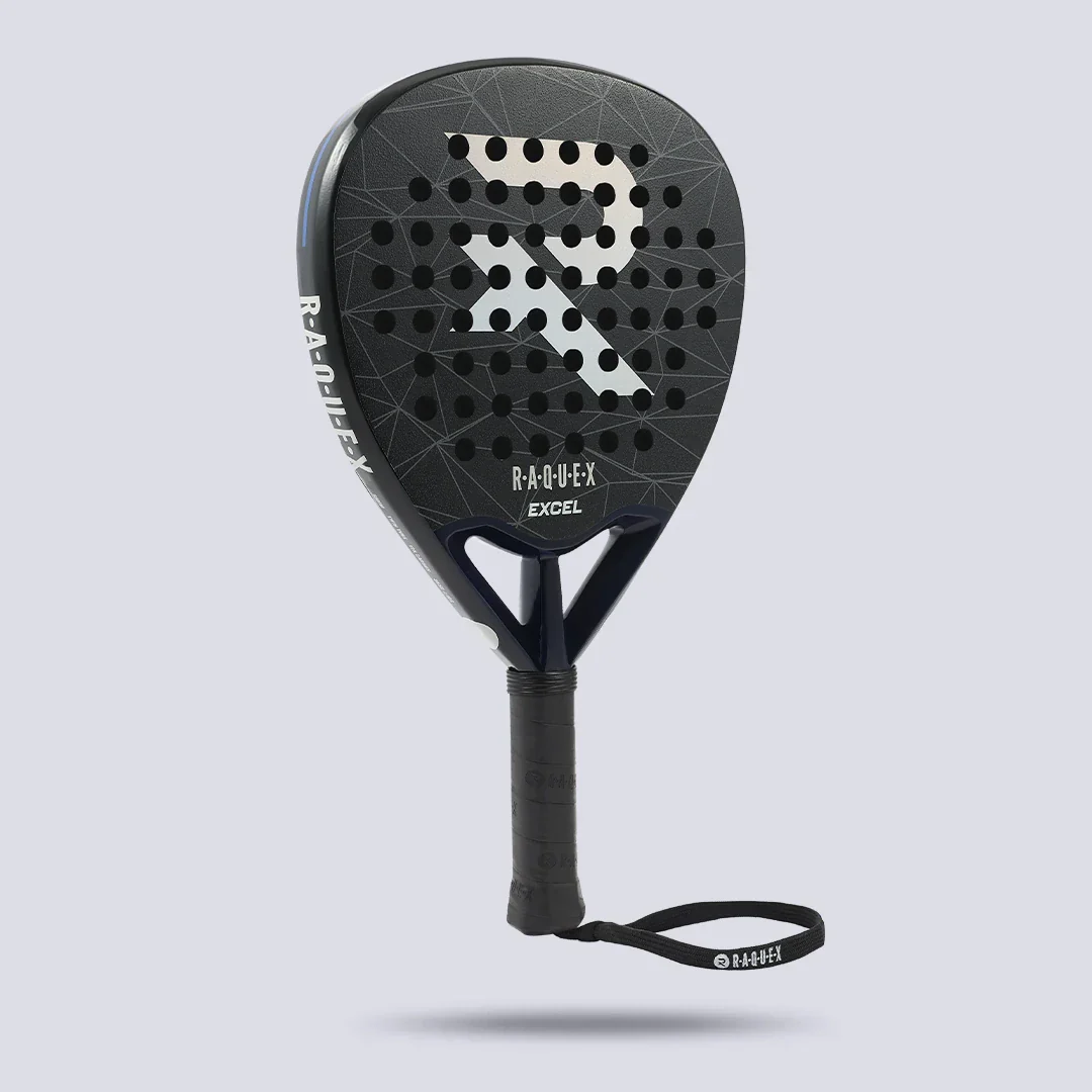 Raquex Excel Padel Racquet (Black) - Image 3