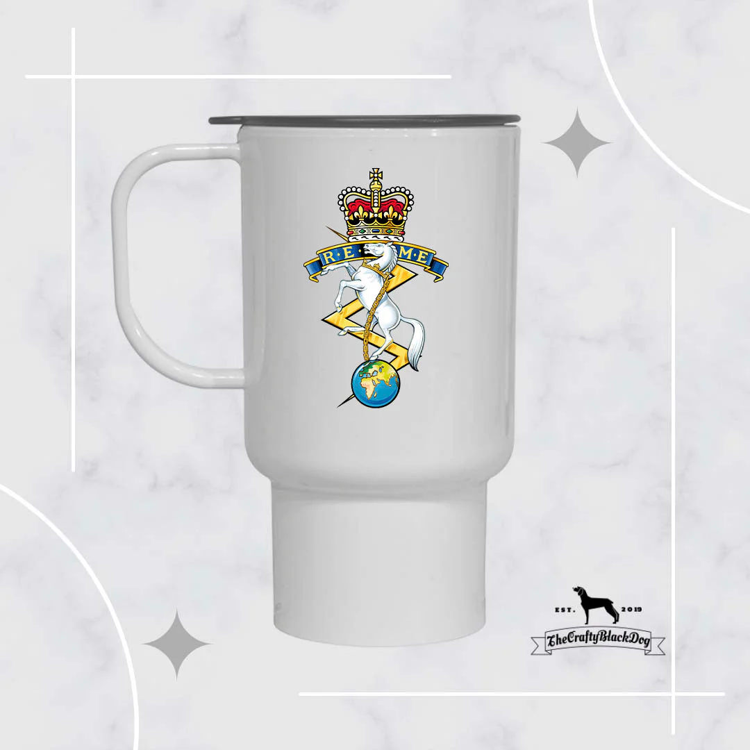 British Army REME 14oz Military Travel Mug Gift